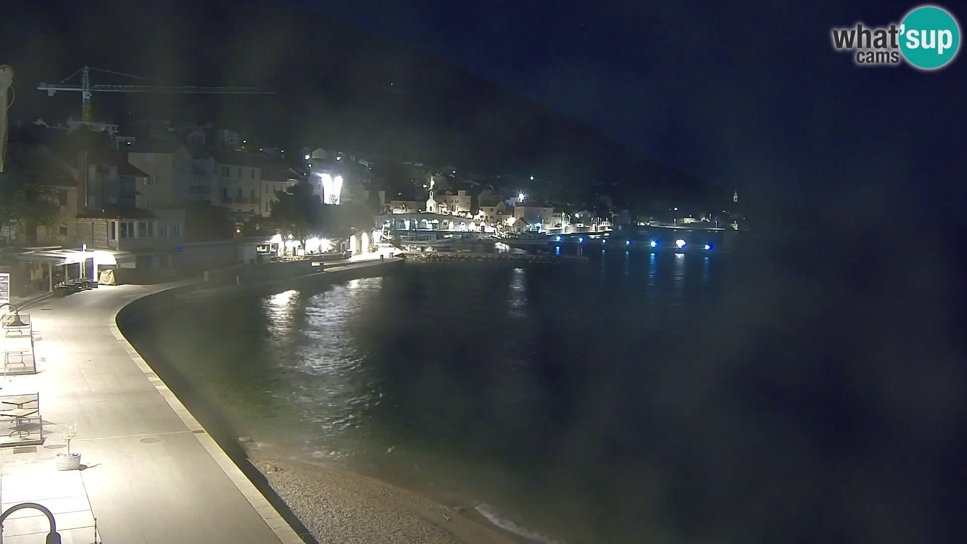Webcam Bol Centro e Marina – Vista live dal porto di Bol