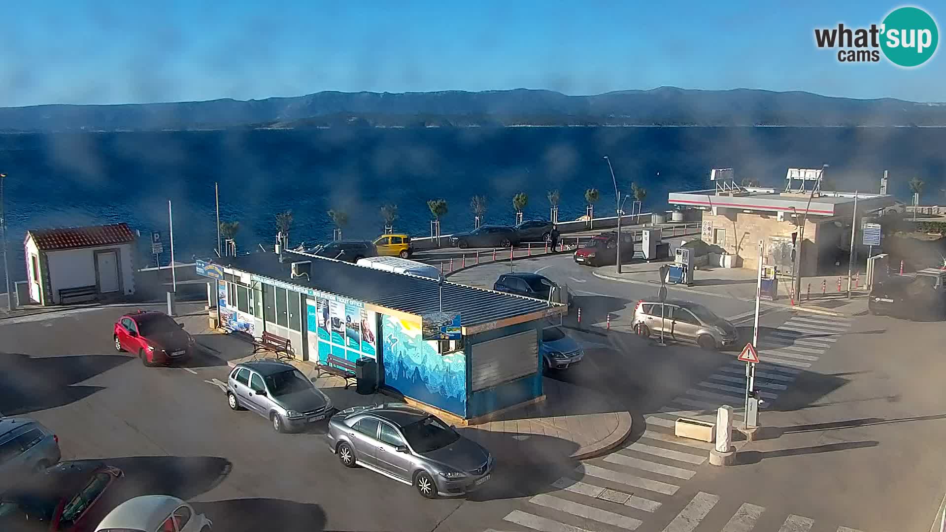 Webcam Bol centre-ville & marina – Vue en direct depuis Bol, île de Brač