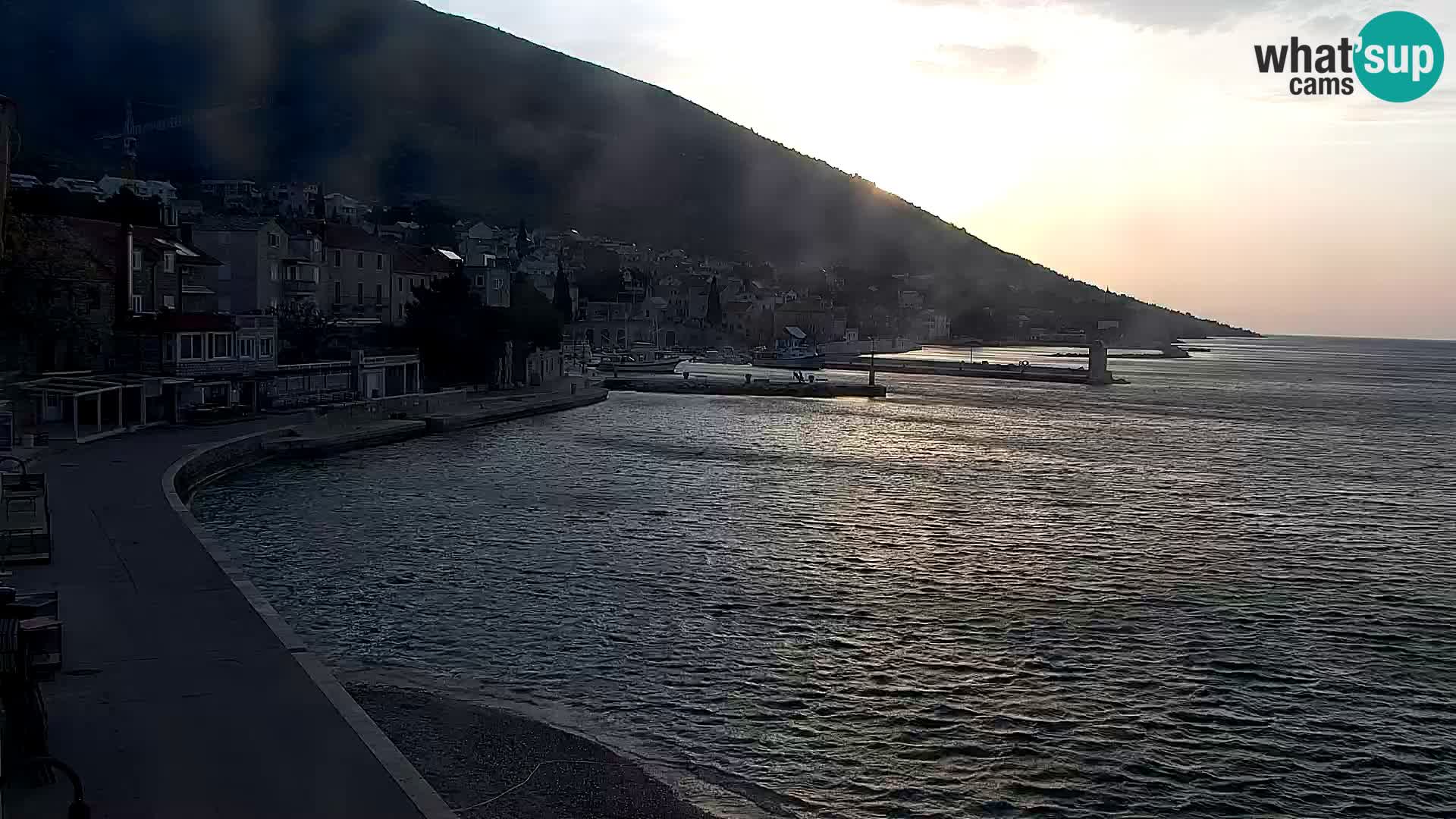 Webcam Bol Centre-Ville & Marina – Vue en direct depuis Bol, île de Brač