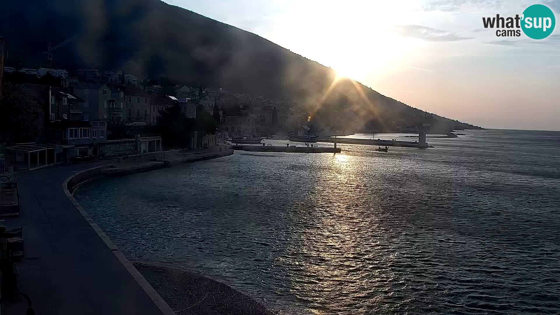 Webcam Bol Centre-Ville & Marina – Vue en direct depuis Bol, île de Brač