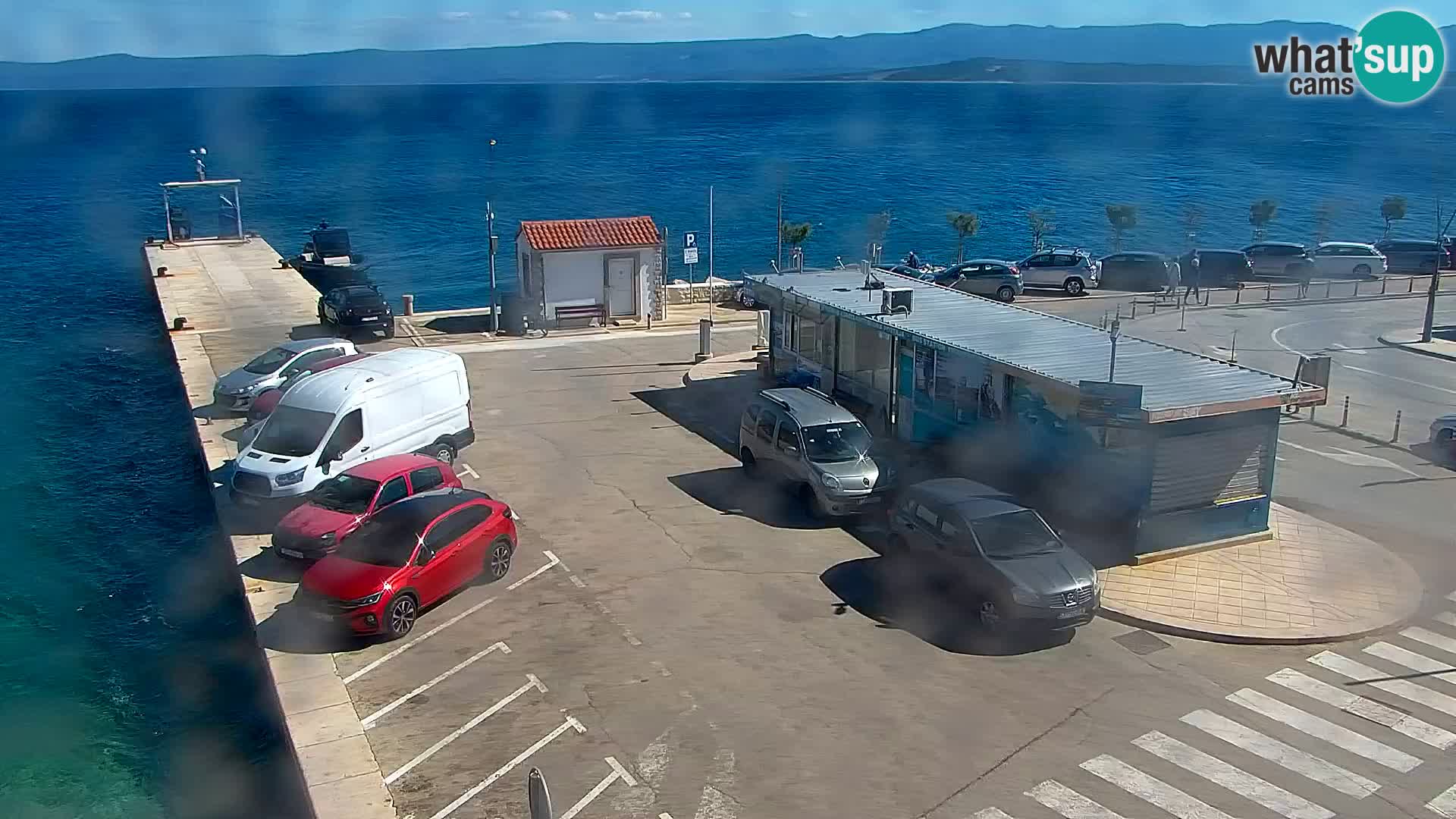 Webcam Bol Centre-Ville & Marina – Vue en direct depuis Bol, île de Brač