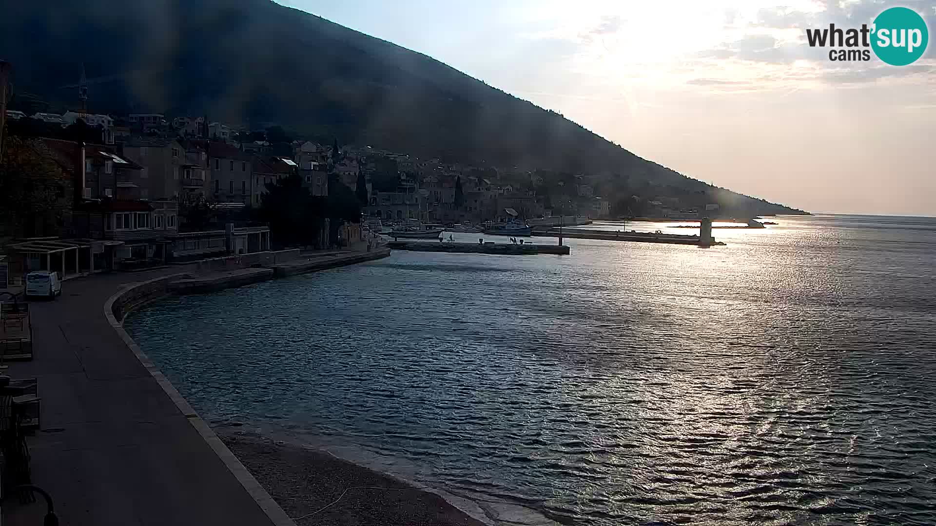 Webcam Bol Centre-Ville & Marina – Vue en direct depuis Bol, île de Brač