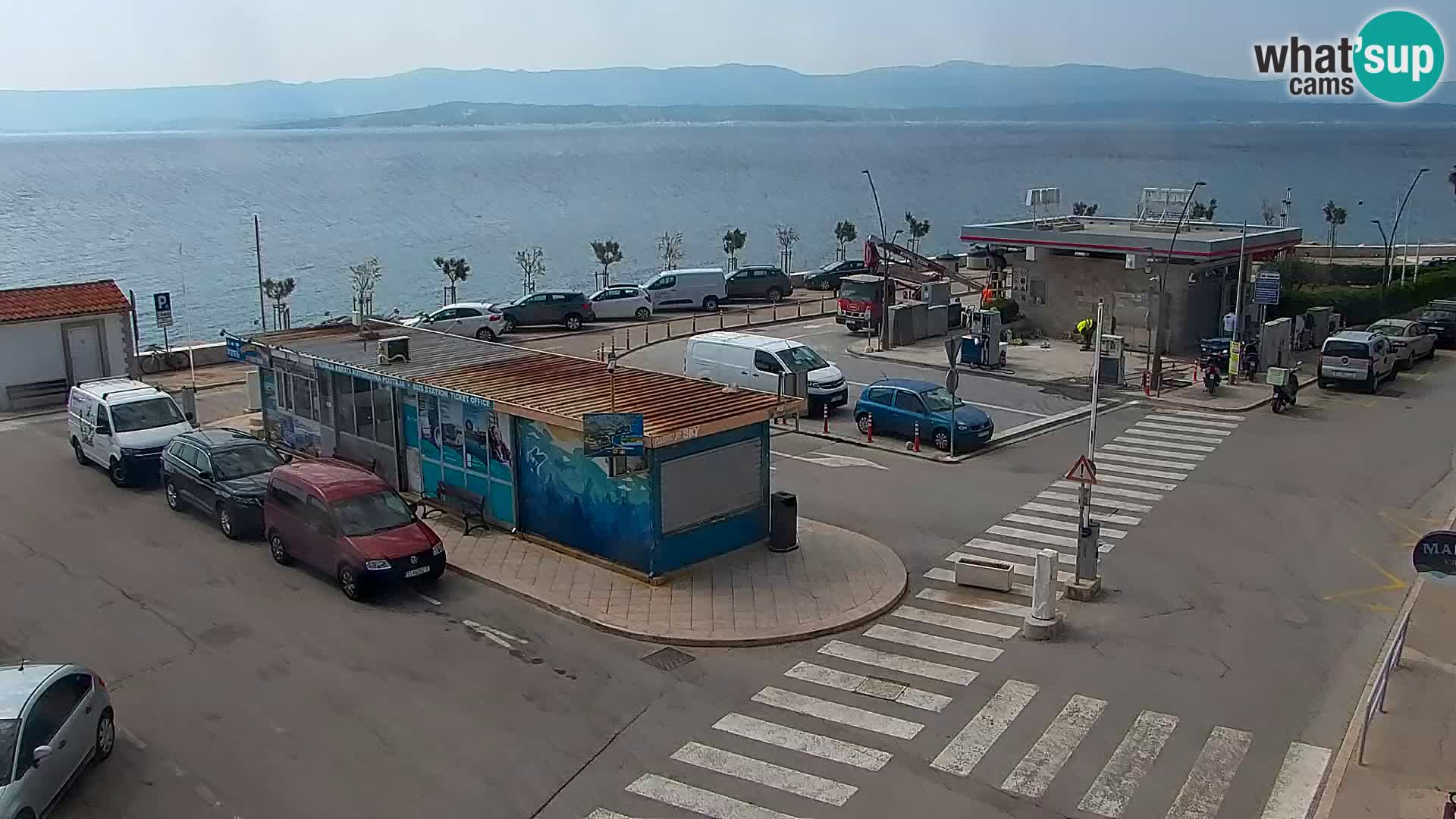 Webcam Bol Centro e Marina – Vista live dal porto di Bol