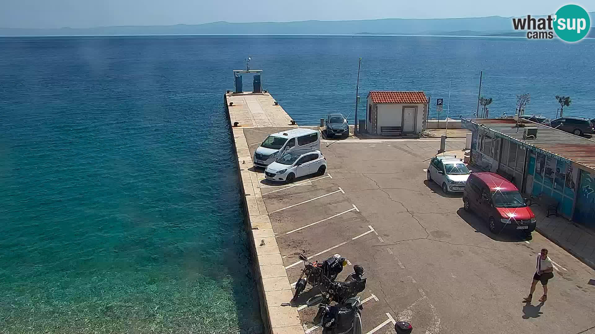 Webcam Bol Centre-Ville & Marina – Vue en direct depuis Bol, île de Brač