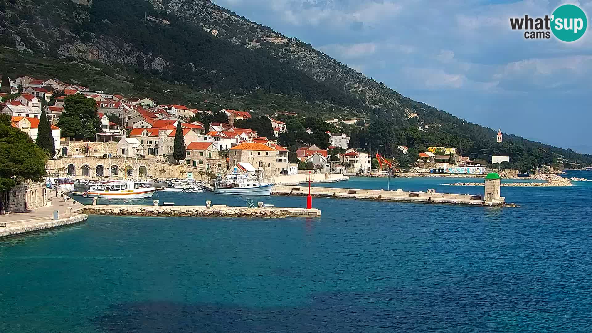 Webcam Bol Town Center & Marina – Live View from Bol, Brač