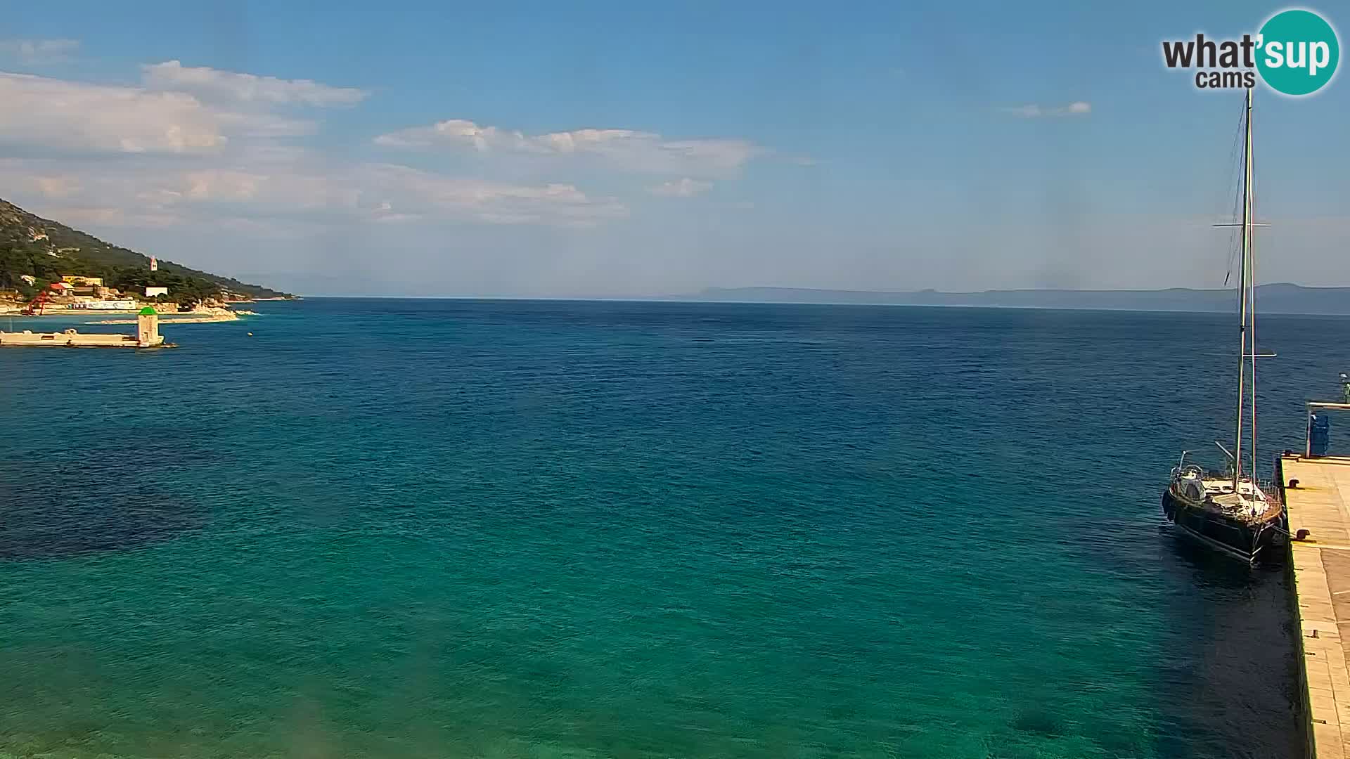 Webcam Bol Hafen & Ortszentrum – Liveblick aus Bol auf der Insel Brač