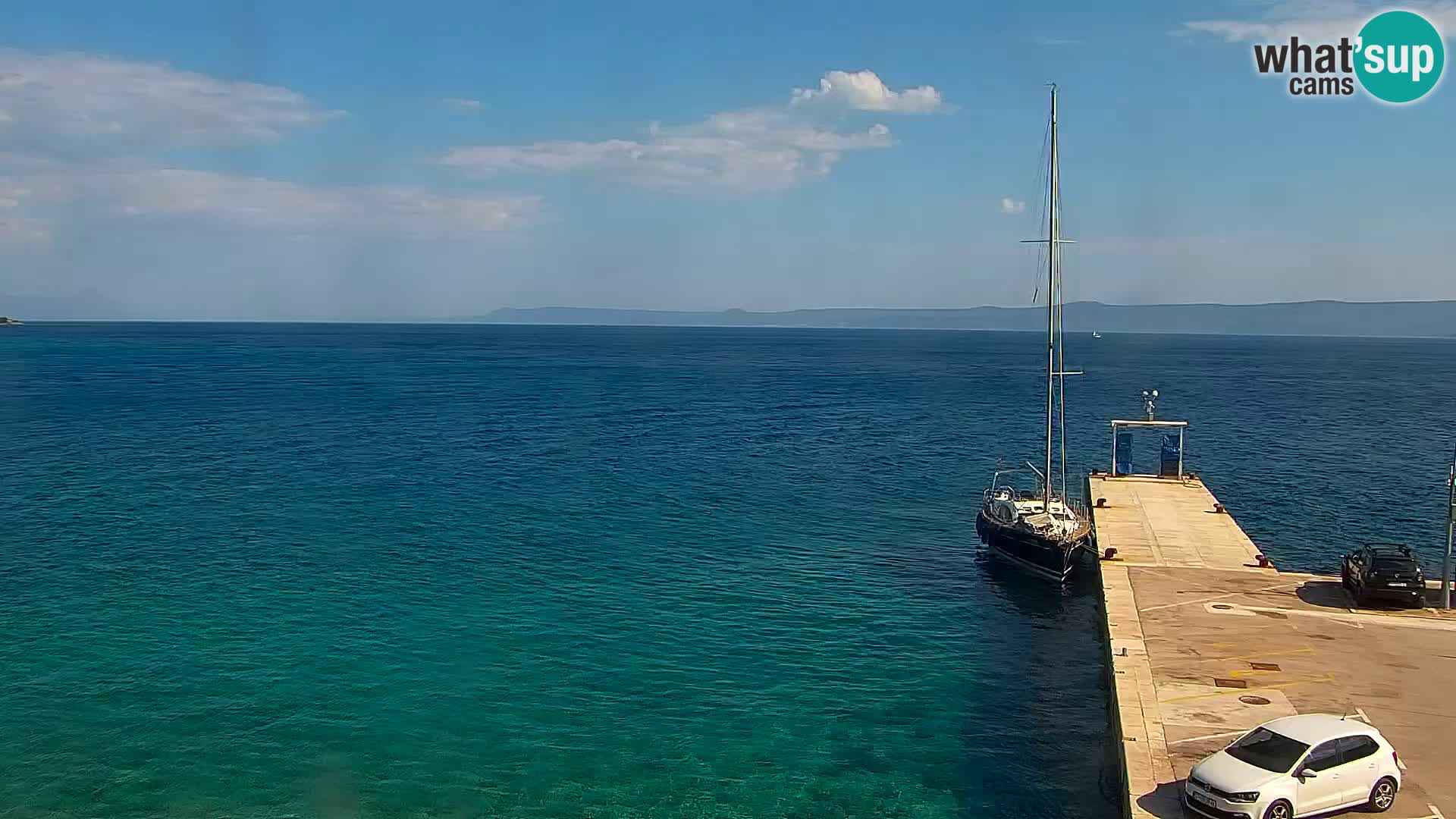 Webcam Bol Hafen & Ortszentrum – Liveblick aus Bol auf der Insel Brač
