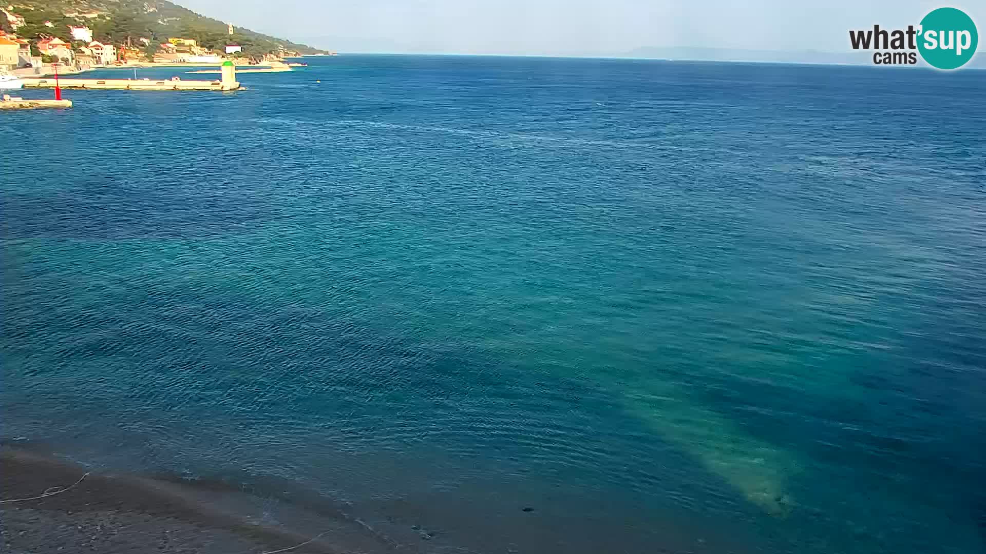 Webcam Bol Centro e Marina – Vista live dal porto di Bol