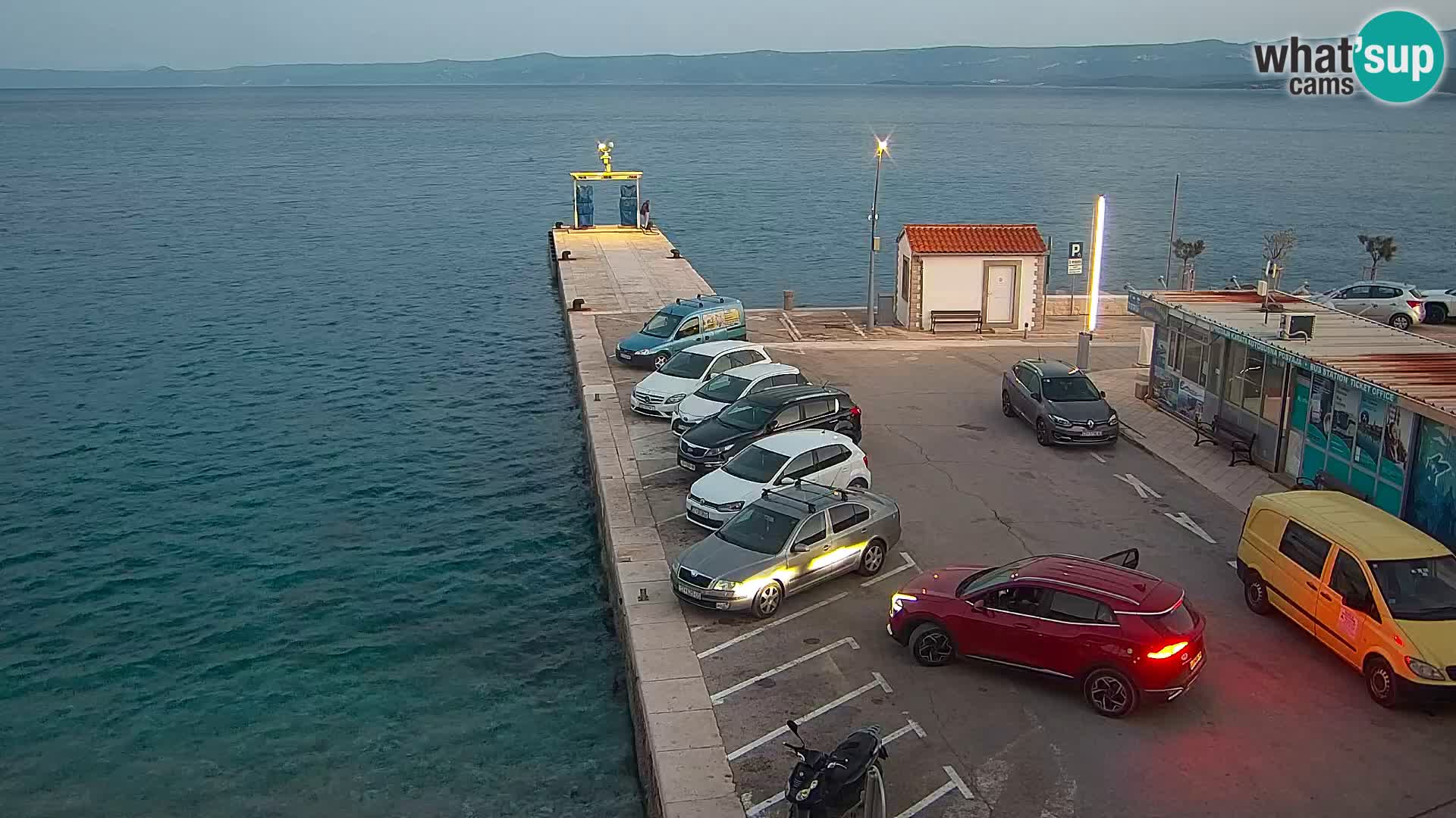 Webcam Bol centre-ville & marina – Vue en direct depuis Bol, île de Brač