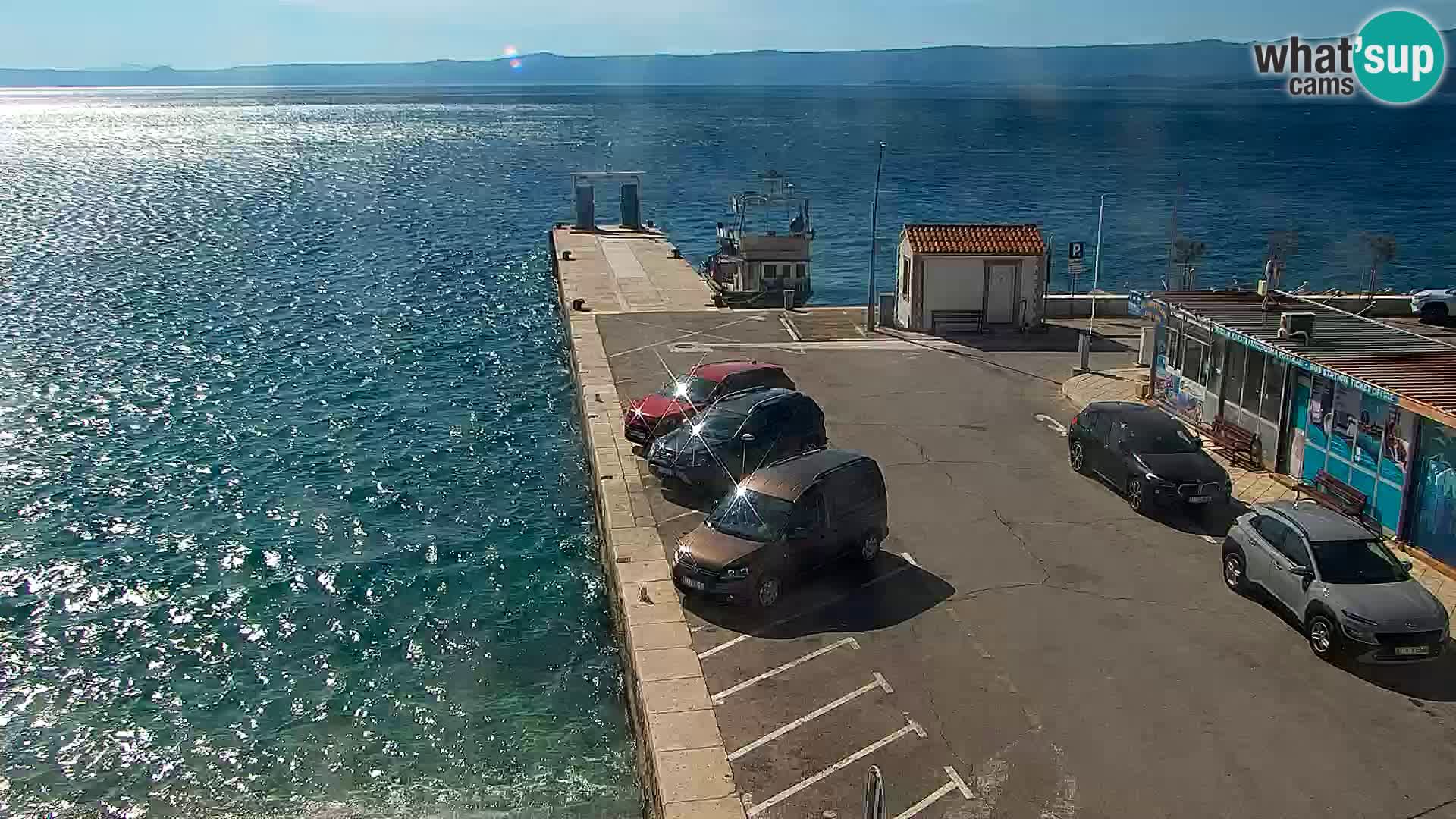 Webcam Bol Centro e Marina – Vista live dal porto di Bol