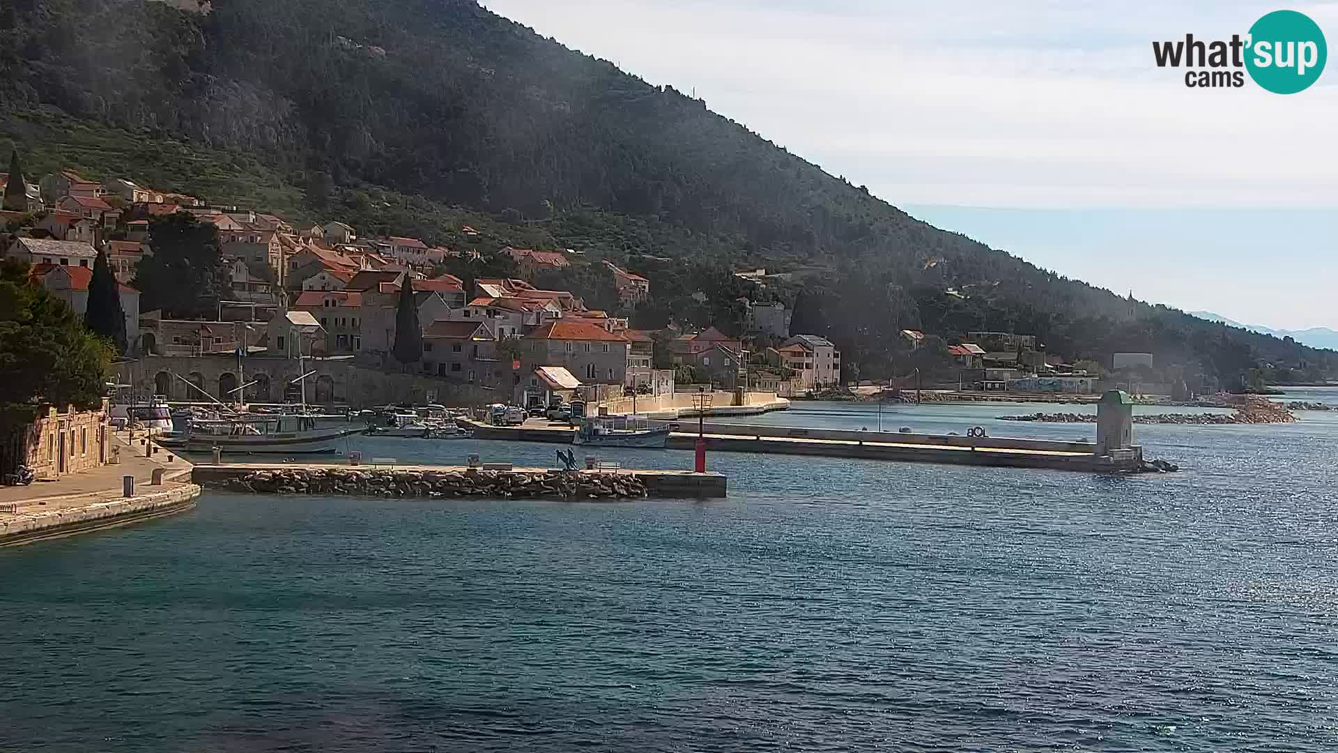 Webcam Bol Centre-Ville & Marina – Vue en direct depuis Bol, île de Brač
