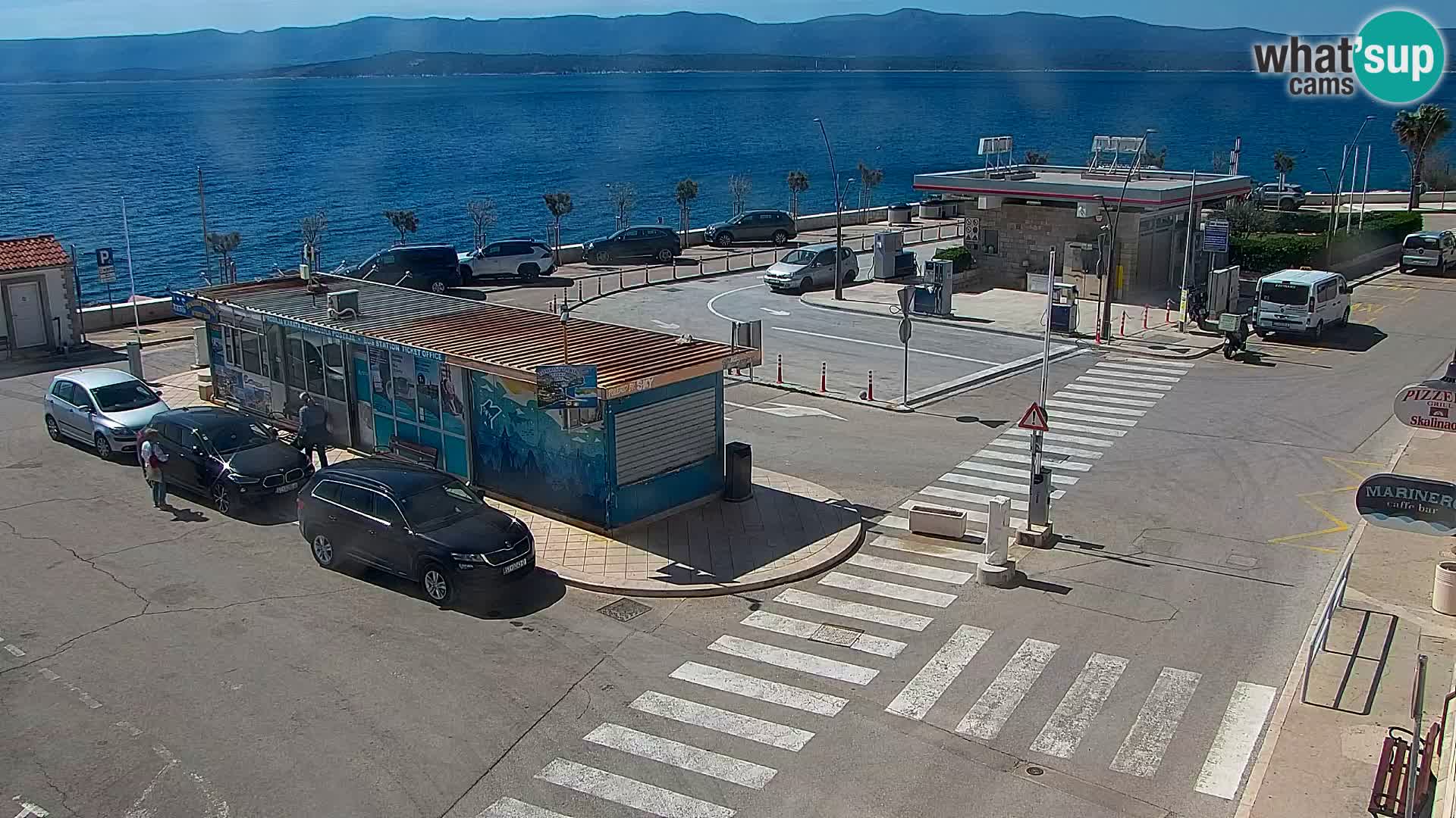 Webcam Bol Centro e Marina – Vista live dal porto di Bol