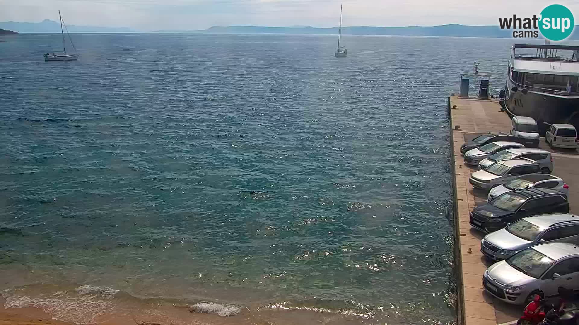 Webcam Bol Centre-Ville & Marina – Vue en direct depuis Bol, île de Brač