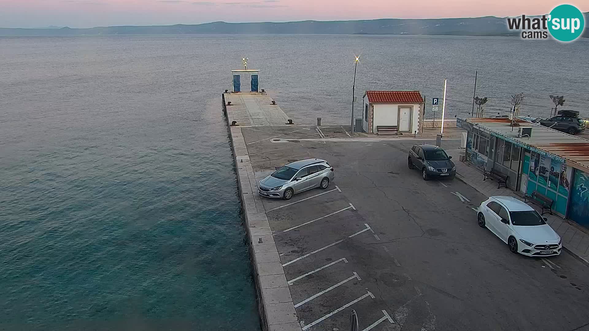 Webcam Bol Centre-Ville & Marina – Vue en direct depuis Bol, île de Brač
