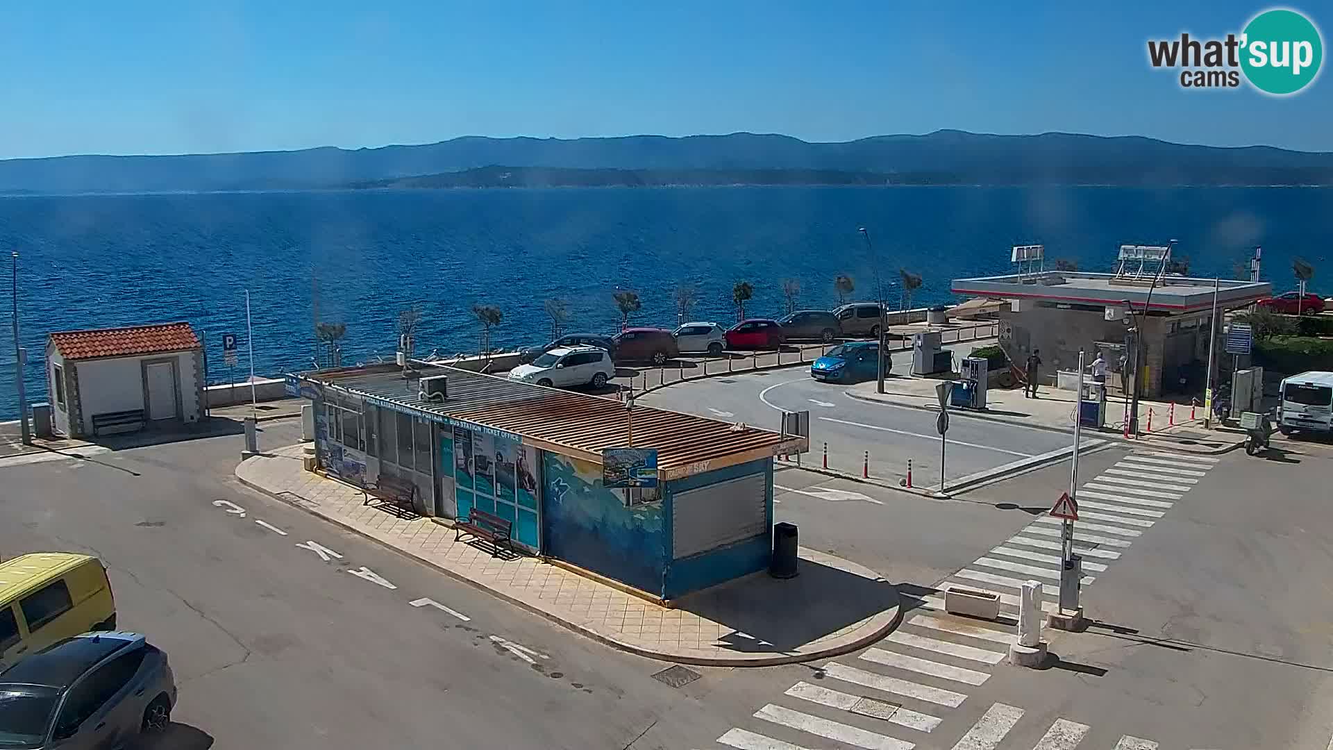Webcam Bol Hafen & Ortszentrum – Liveblick aus Bol auf der Insel Brač