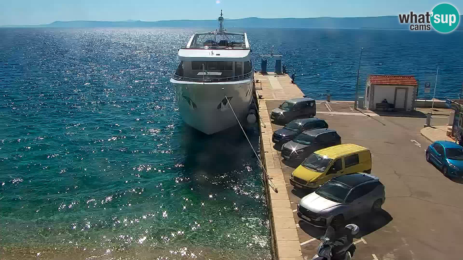 Webcam Bol Hafen & Ortszentrum – Liveblick aus Bol auf der Insel Brač