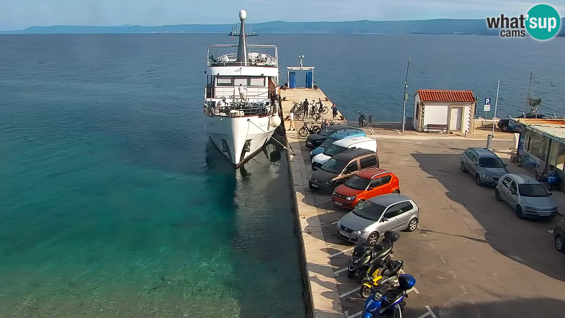 Webcam Bol Centre-Ville & Marina – Vue en direct depuis Bol, île de Brač