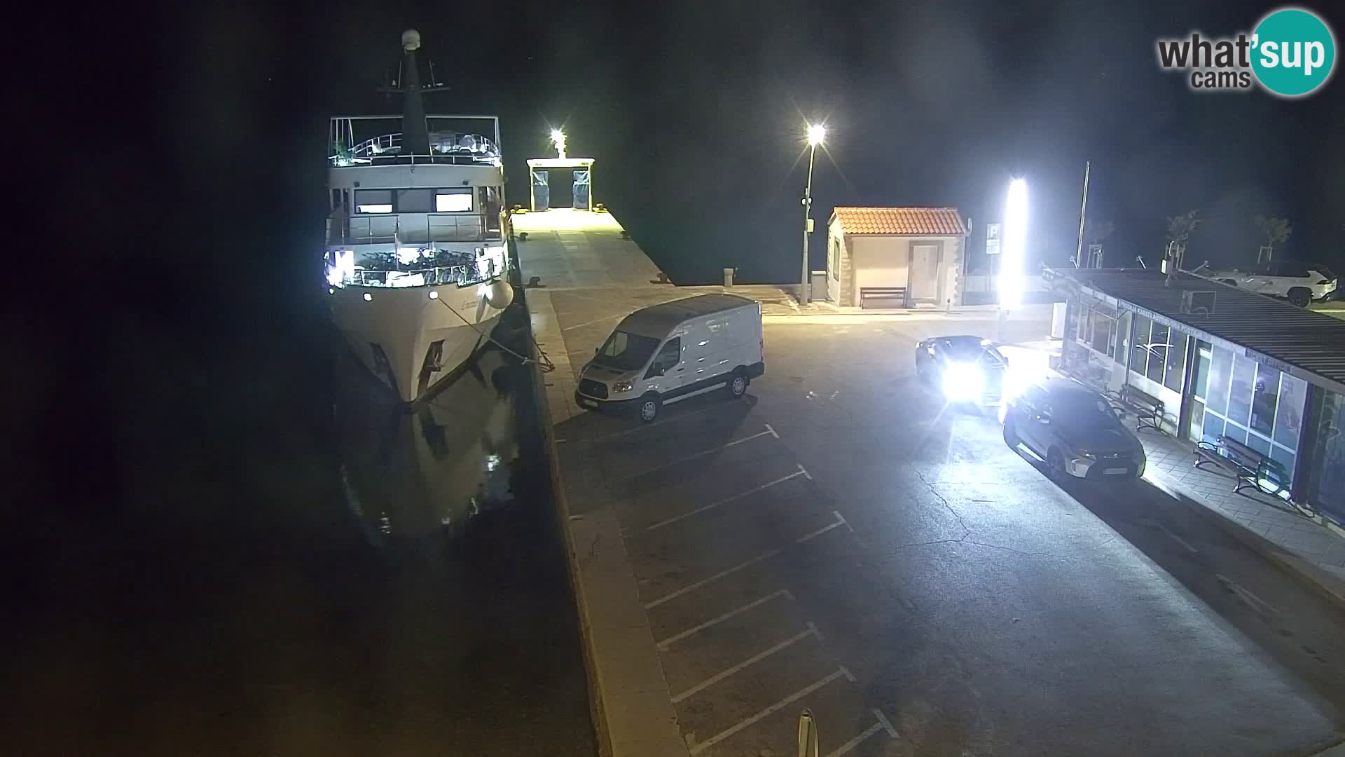 Webcam Bol Centro e Marina – Vista live dal porto di Bol