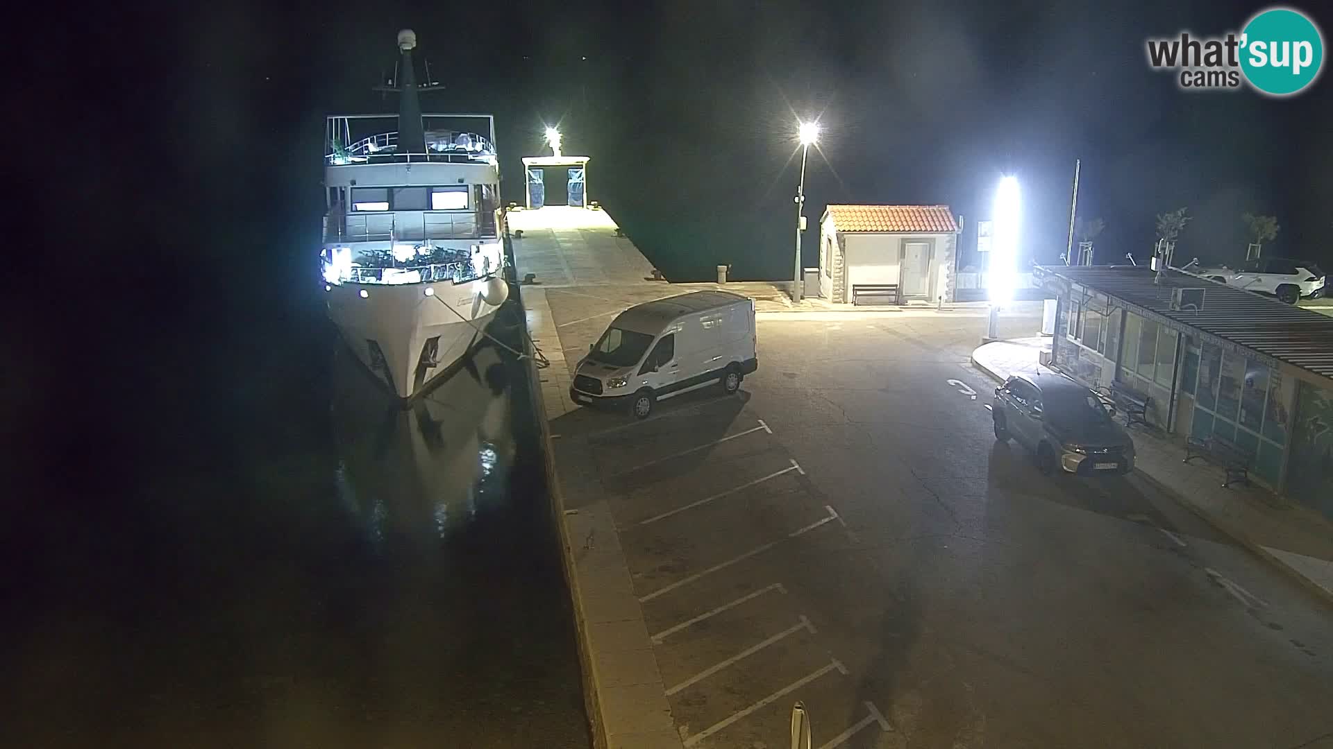 Webcam Bol Centro e Marina – Vista live dal porto di Bol