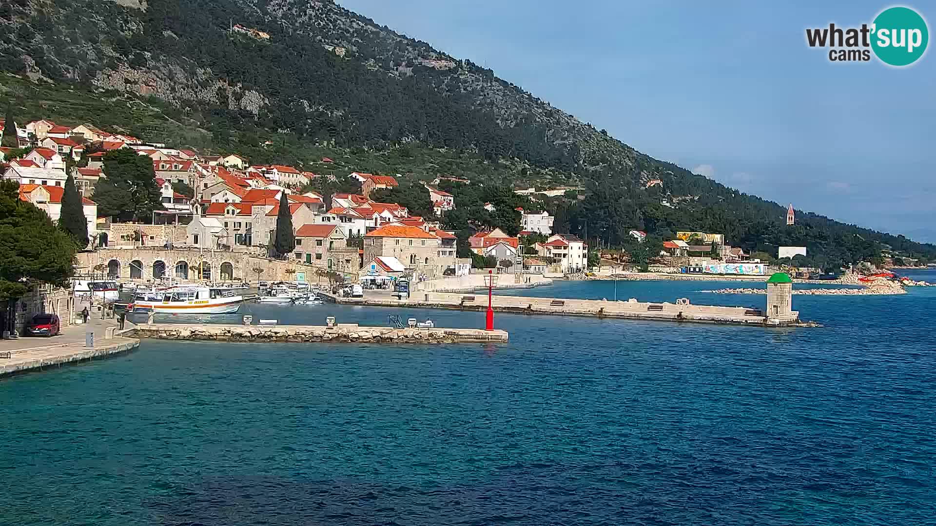 Webcam Bol Town Center & Marina – Live View from Bol, Brač