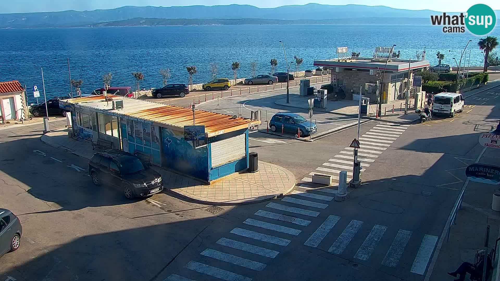 Webcam Bol centre-ville & marina – Vue en direct depuis Bol, île de Brač