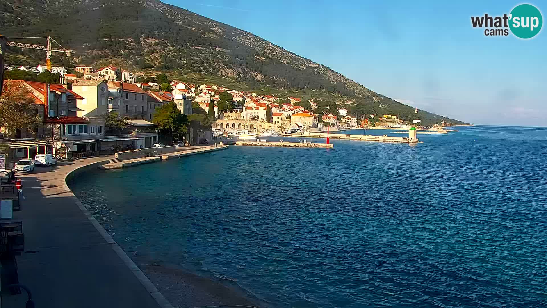 Webcam Bol Hafen & Ortszentrum – Liveblick aus Bol auf der Insel Brač