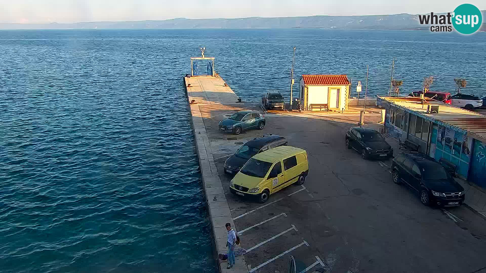 Webcam Bol centre-ville & marina – Vue en direct depuis Bol, île de Brač