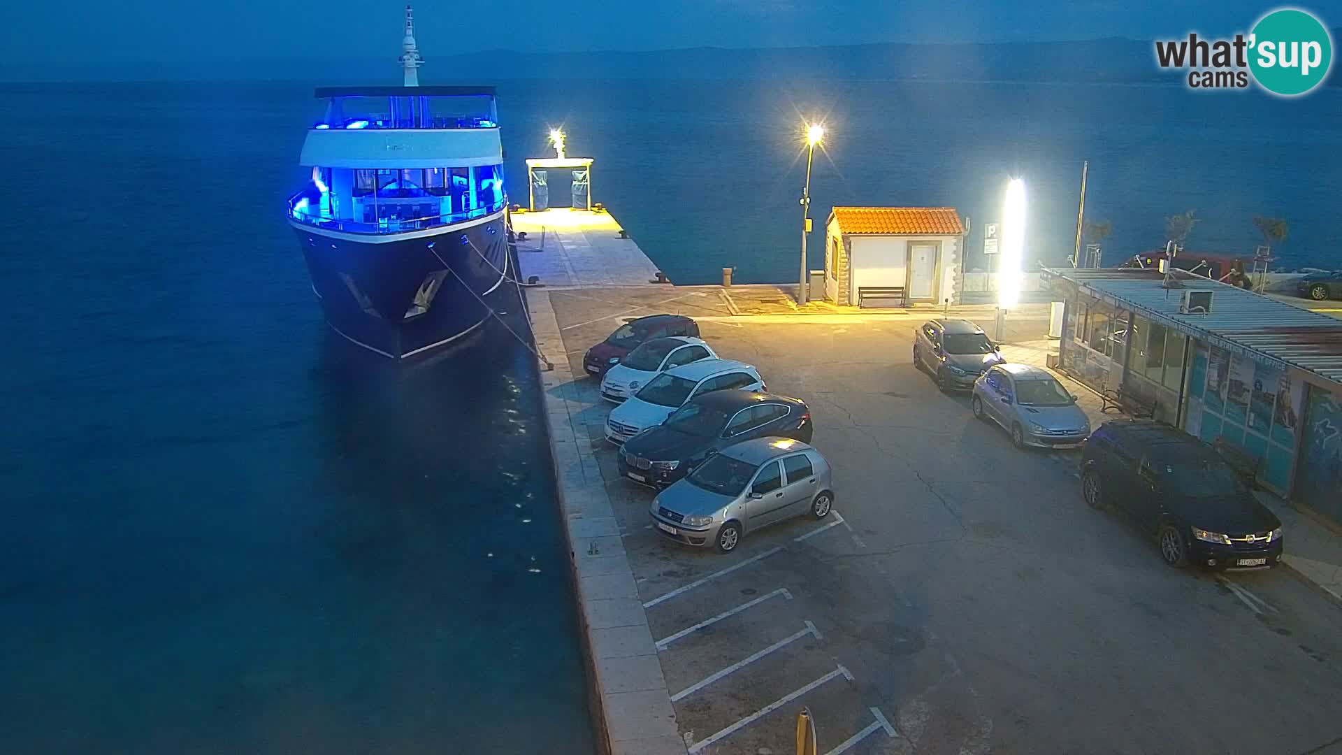 Webcam Bol centre-ville & marina – Vue en direct depuis Bol, île de Brač