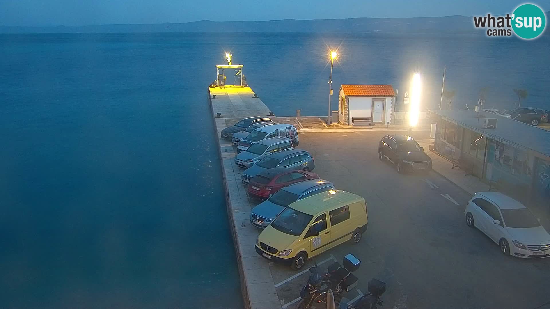 Webcam Bol centre-ville & marina – Vue en direct depuis Bol, île de Brač