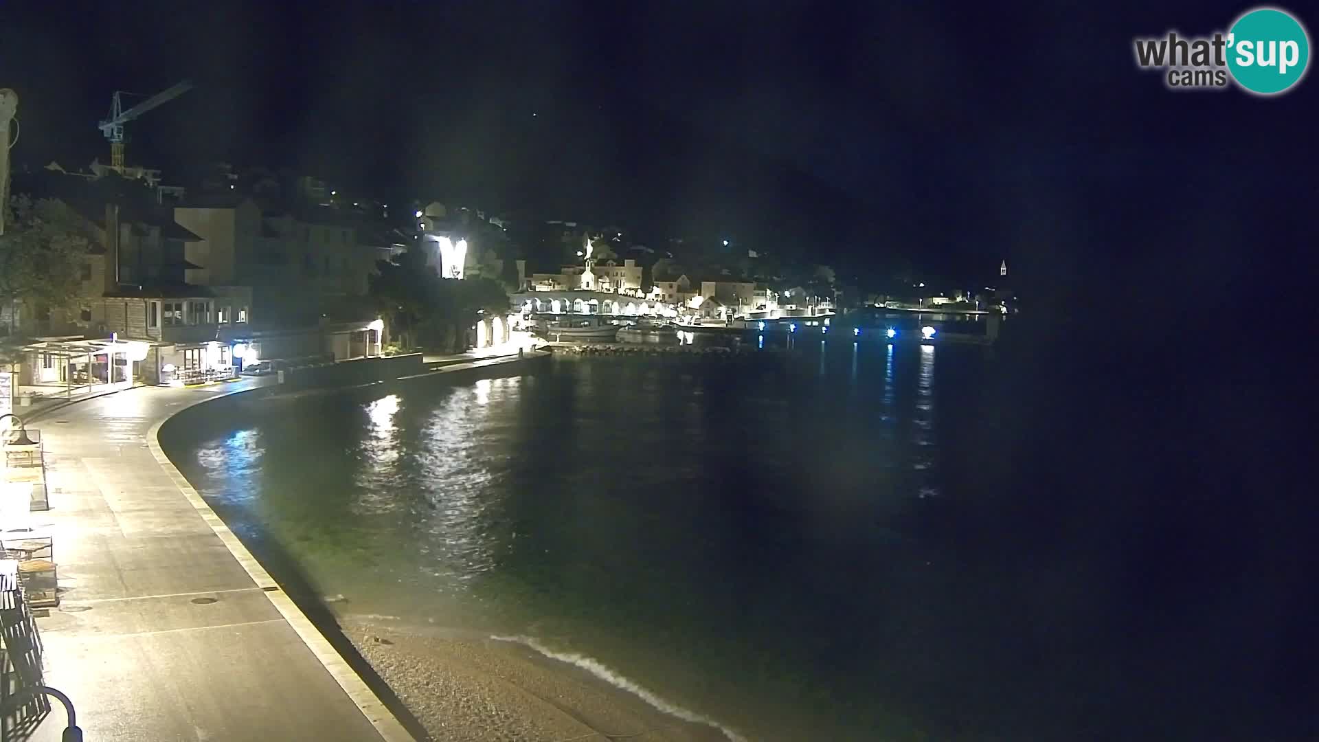 Webcam Bol Centre-Ville & Marina – Vue en direct depuis Bol, île de Brač