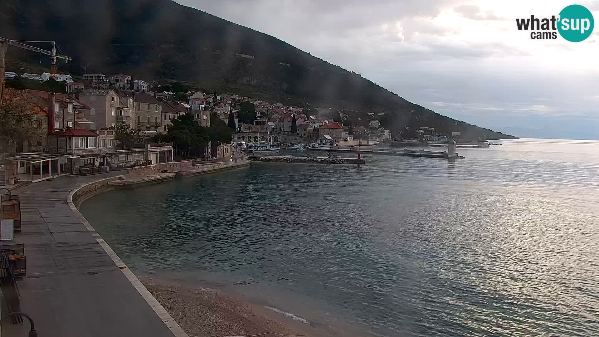 Webcam Bol Centre-Ville & Marina – Vue en direct depuis Bol, île de Brač