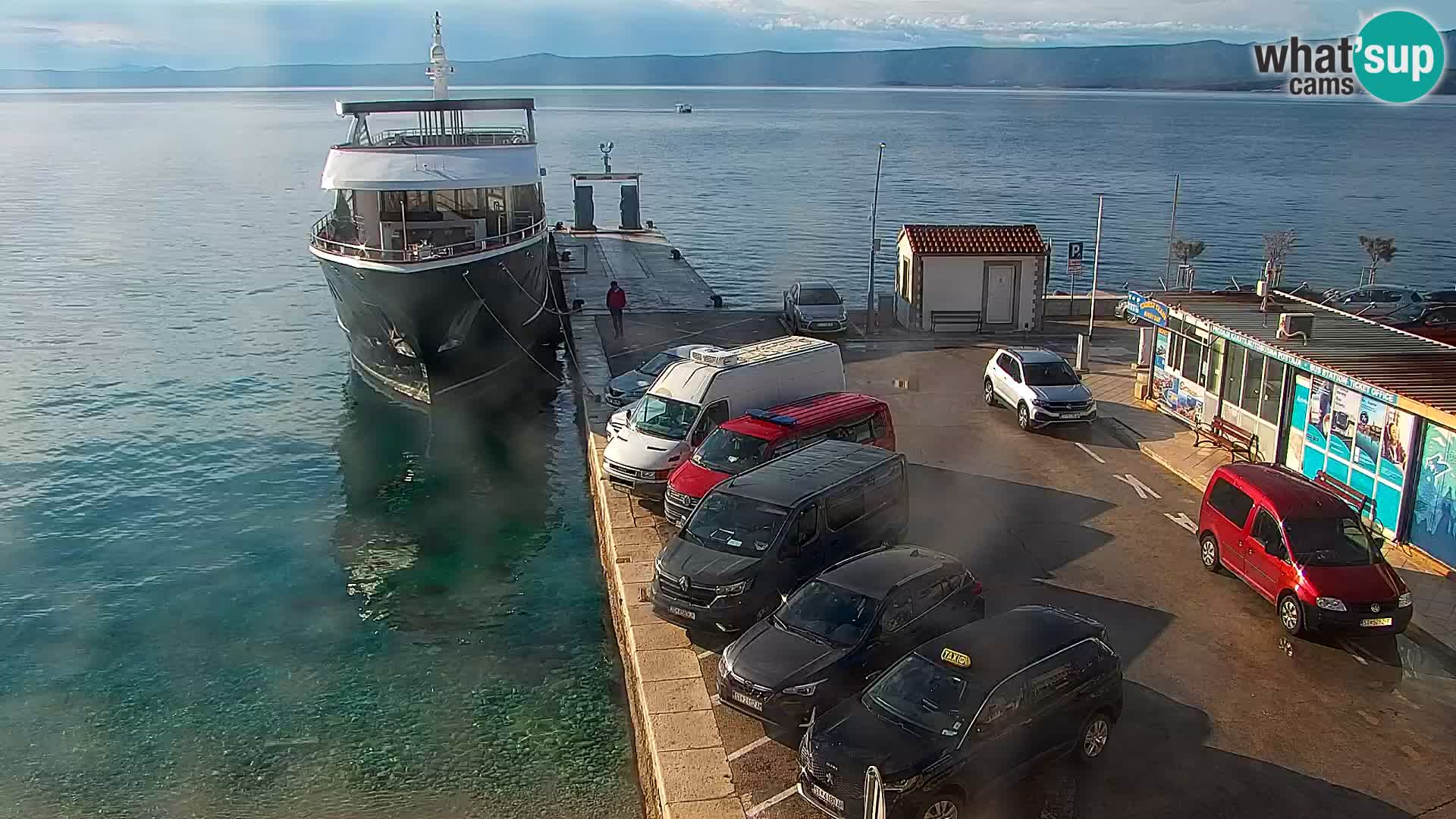 Webcam Bol Centre-Ville & Marina – Vue en direct depuis Bol, île de Brač