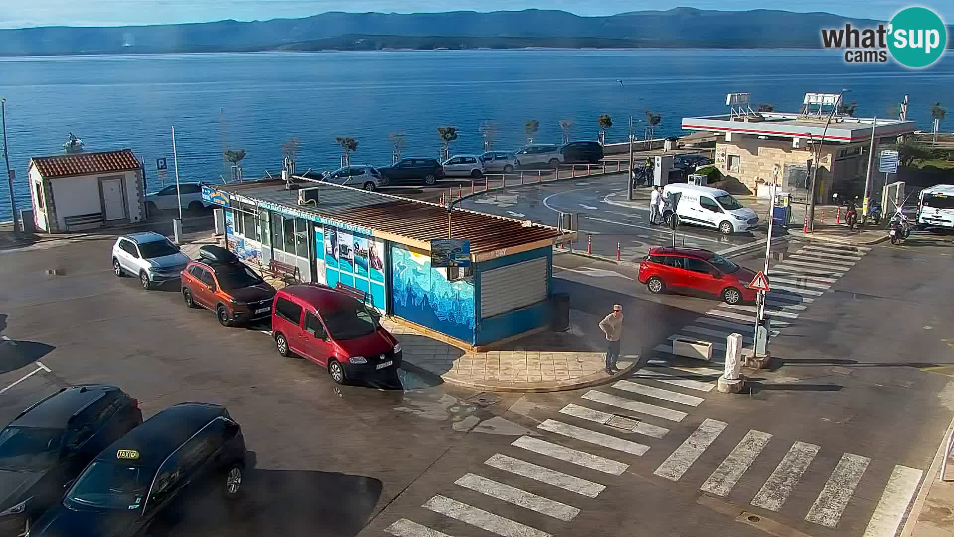 Webcam Bol centre-ville & marina – Vue en direct depuis Bol, île de Brač