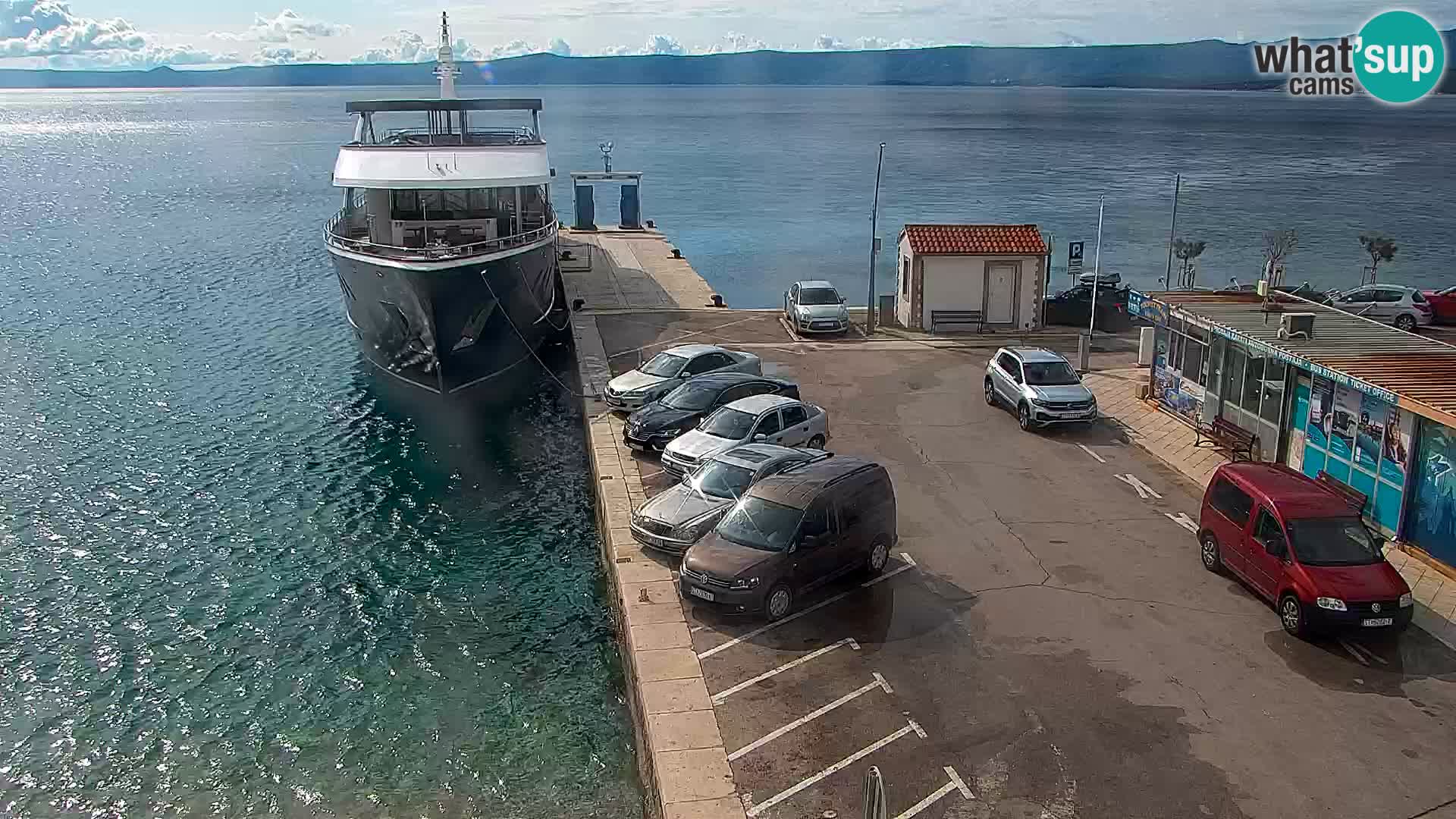 Webcam Bol centre-ville & marina – Vue en direct depuis Bol, île de Brač