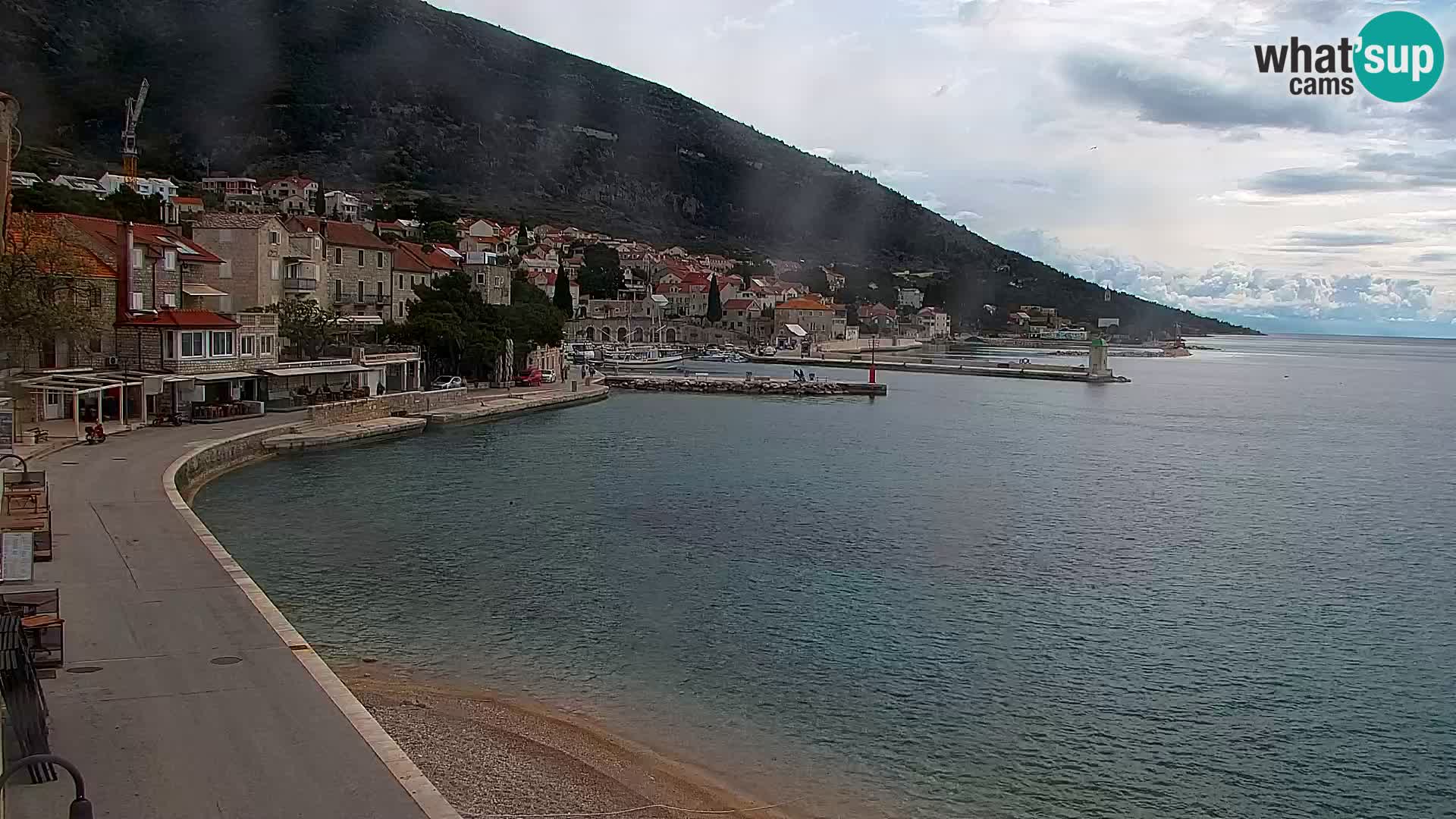 Webcam Bol Hafen & Ortszentrum – Liveblick aus Bol auf der Insel Brač