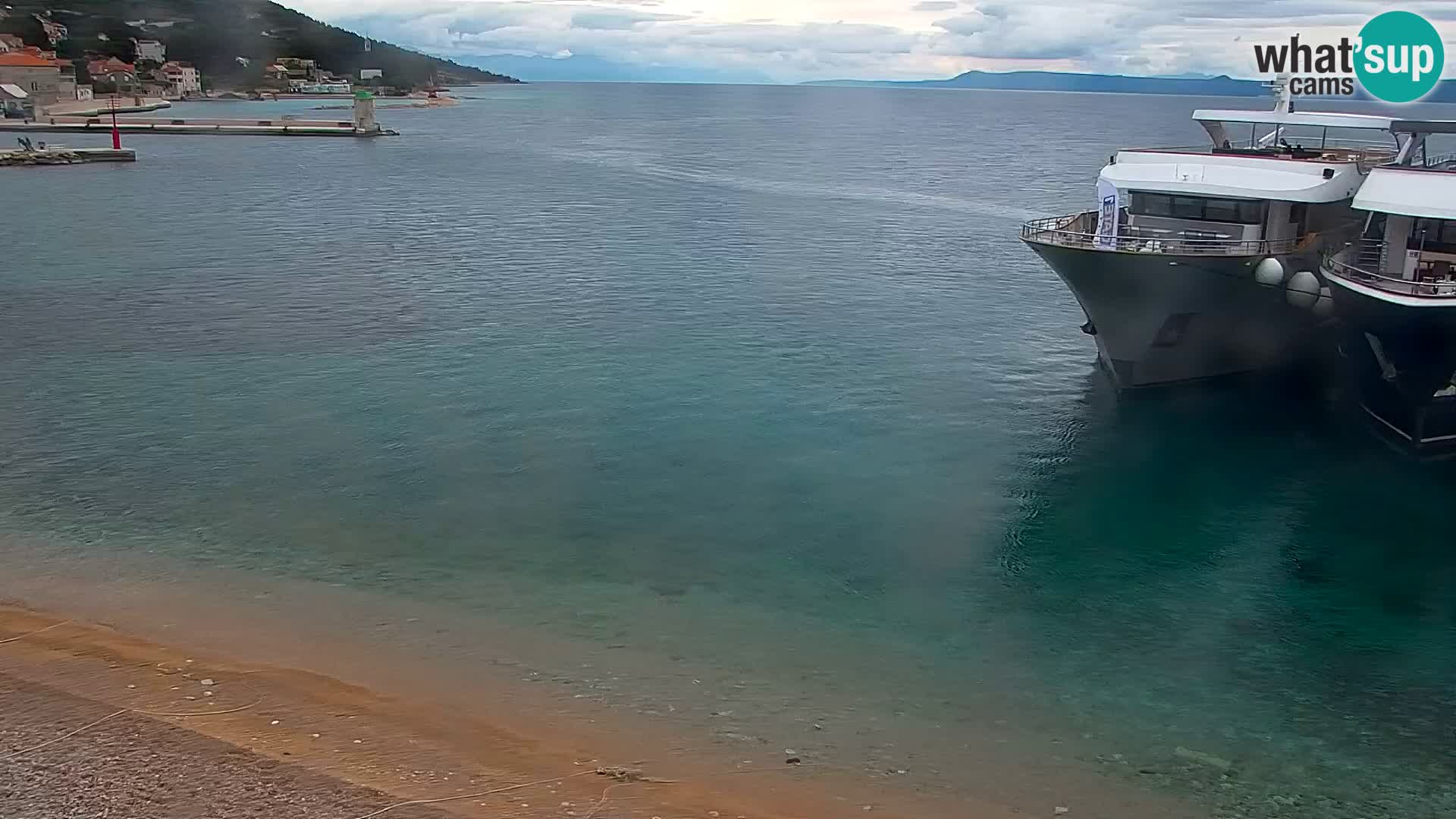 Webcam Bol centre-ville & marina – Vue en direct depuis Bol, île de Brač