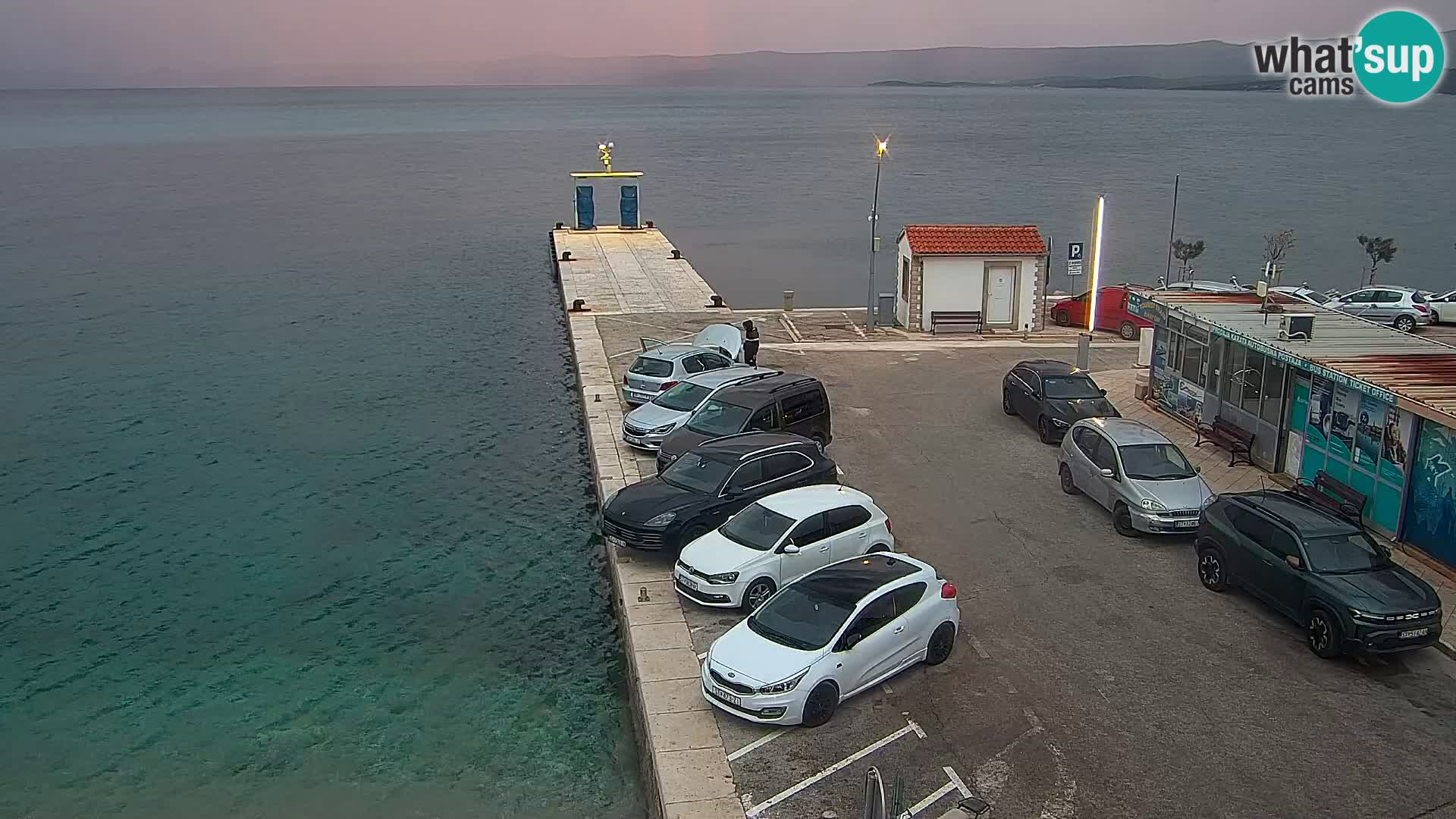 Webcam Bol centre-ville & marina – Vue en direct depuis Bol, île de Brač