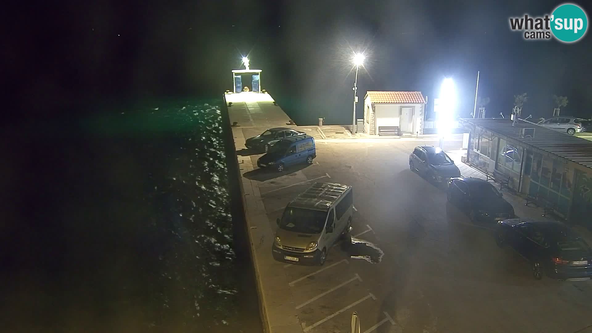 Webcam Bol Centro e Marina – Vista live dal porto di Bol