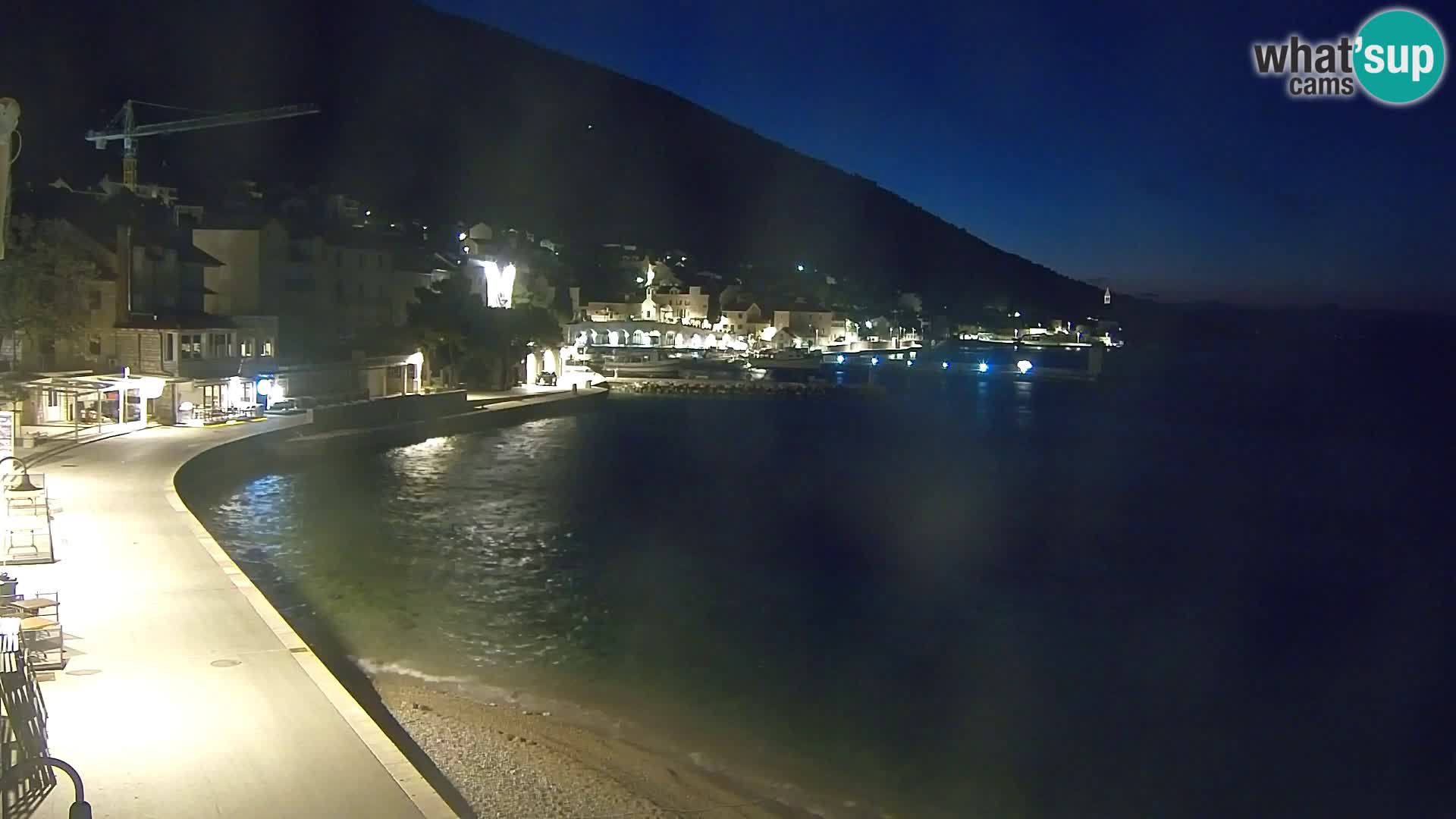 Webcam Bol centre-ville & marina – Vue en direct depuis Bol, île de Brač