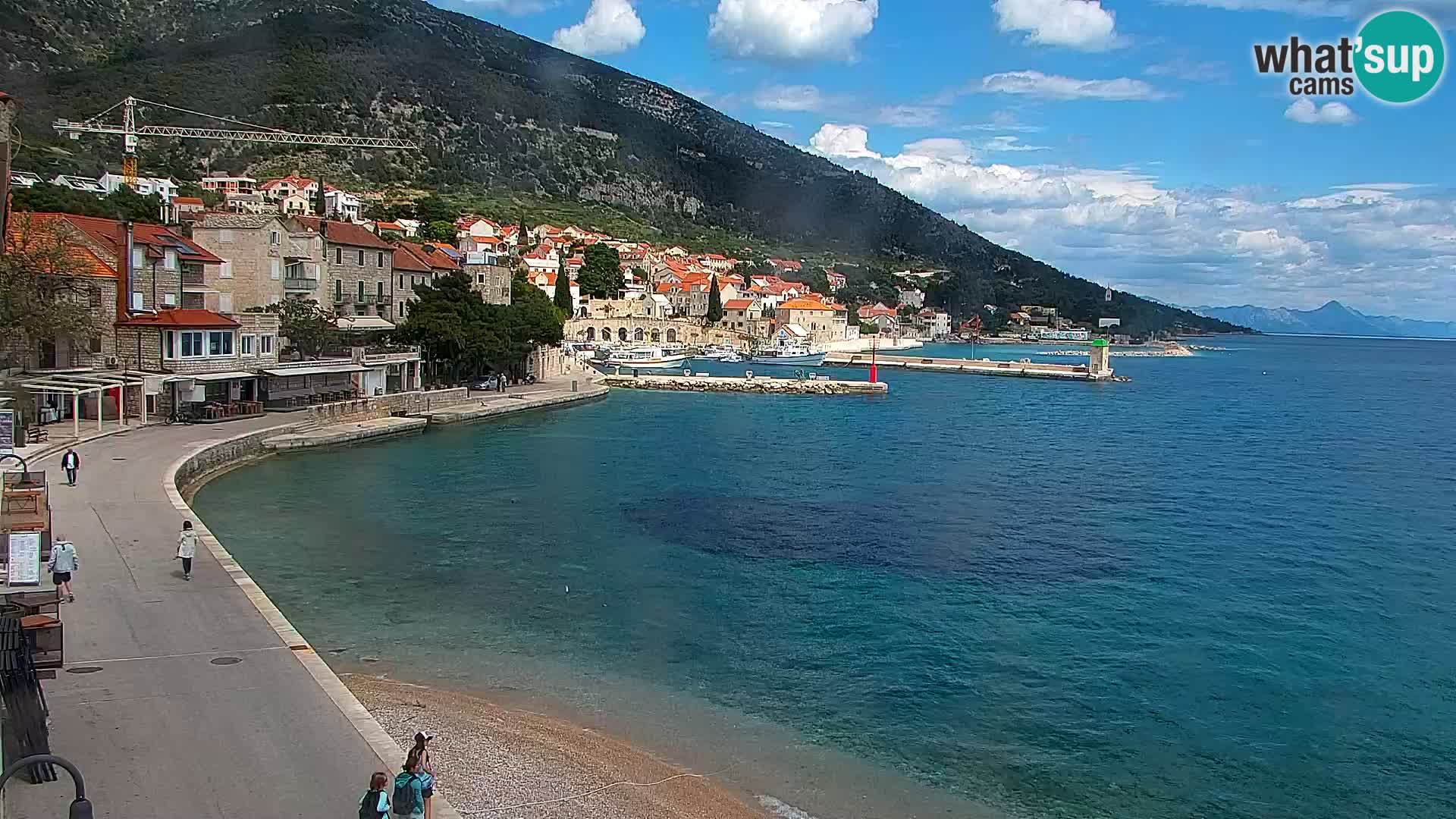 Webcam Bol Hafen & Ortszentrum – Liveblick aus Bol auf der Insel Brač