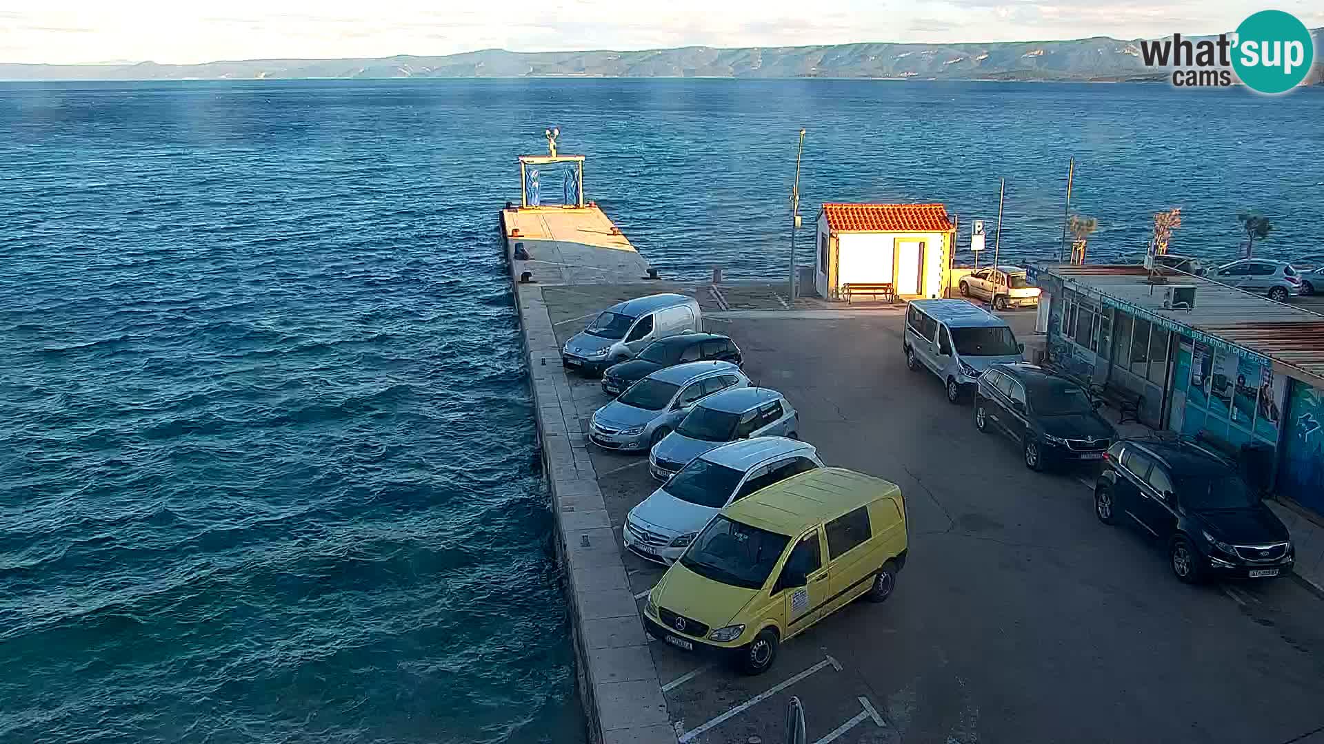 Webcam Bol centre-ville & marina – Vue en direct depuis Bol, île de Brač
