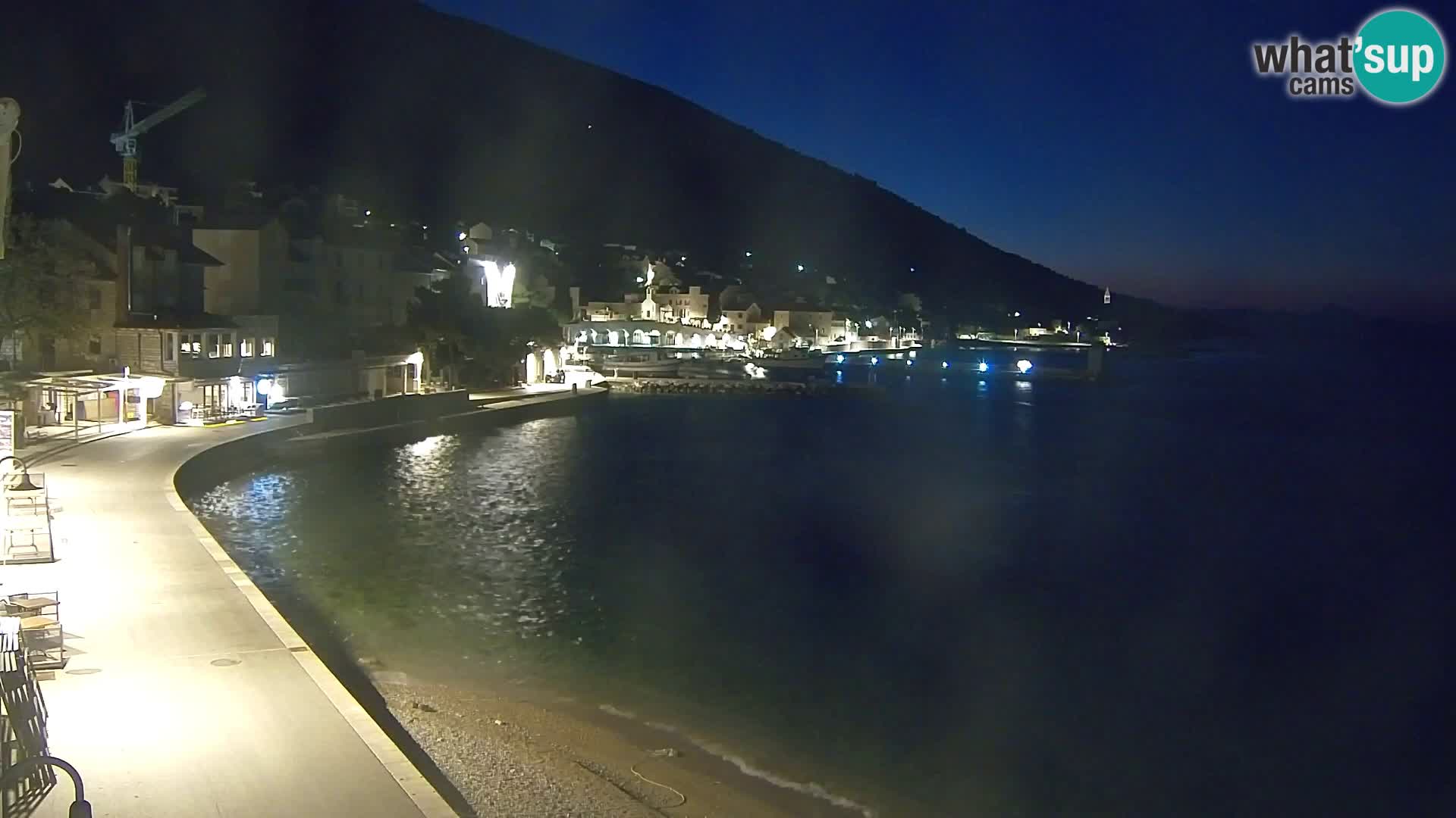 Webcam Bol centre-ville & marina – Vue en direct depuis Bol, île de Brač