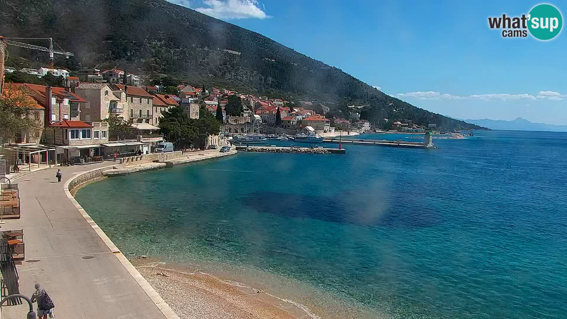 Webcam Bol Town Center & Marina – Live View from Bol, Brač
