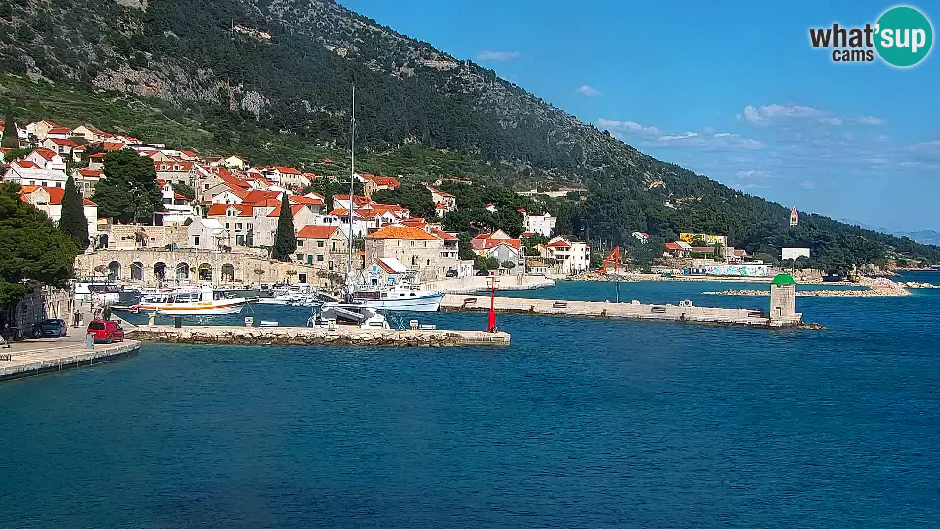 Webcam Bol Town Center & Marina – Live View from Bol, Brač