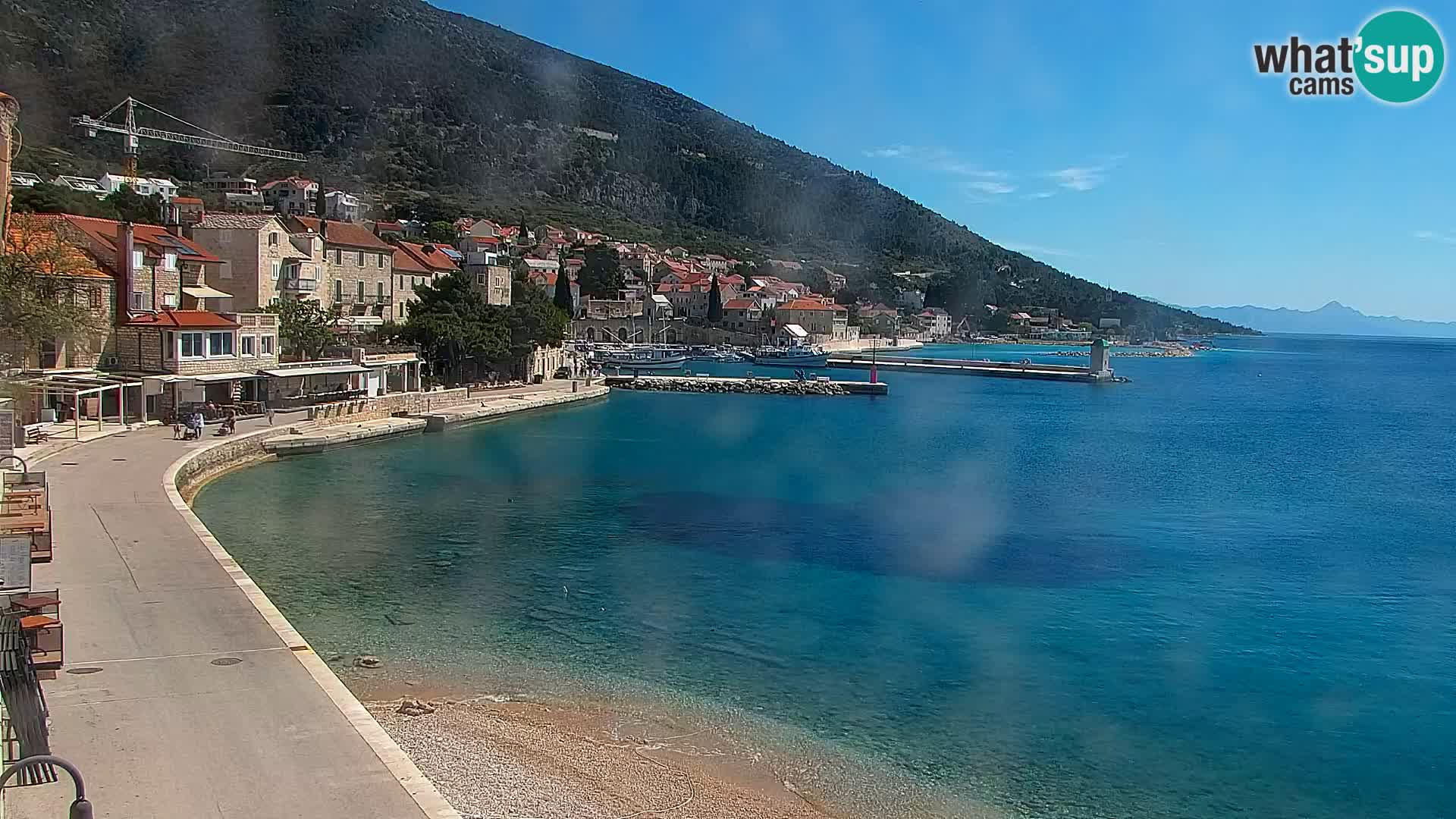 Webcam Bol Hafen & Ortszentrum – Liveblick aus Bol auf der Insel Brač