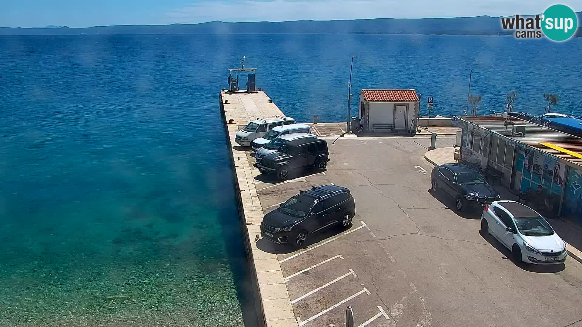 Webcam Bol Hafen & Ortszentrum – Liveblick aus Bol auf der Insel Brač