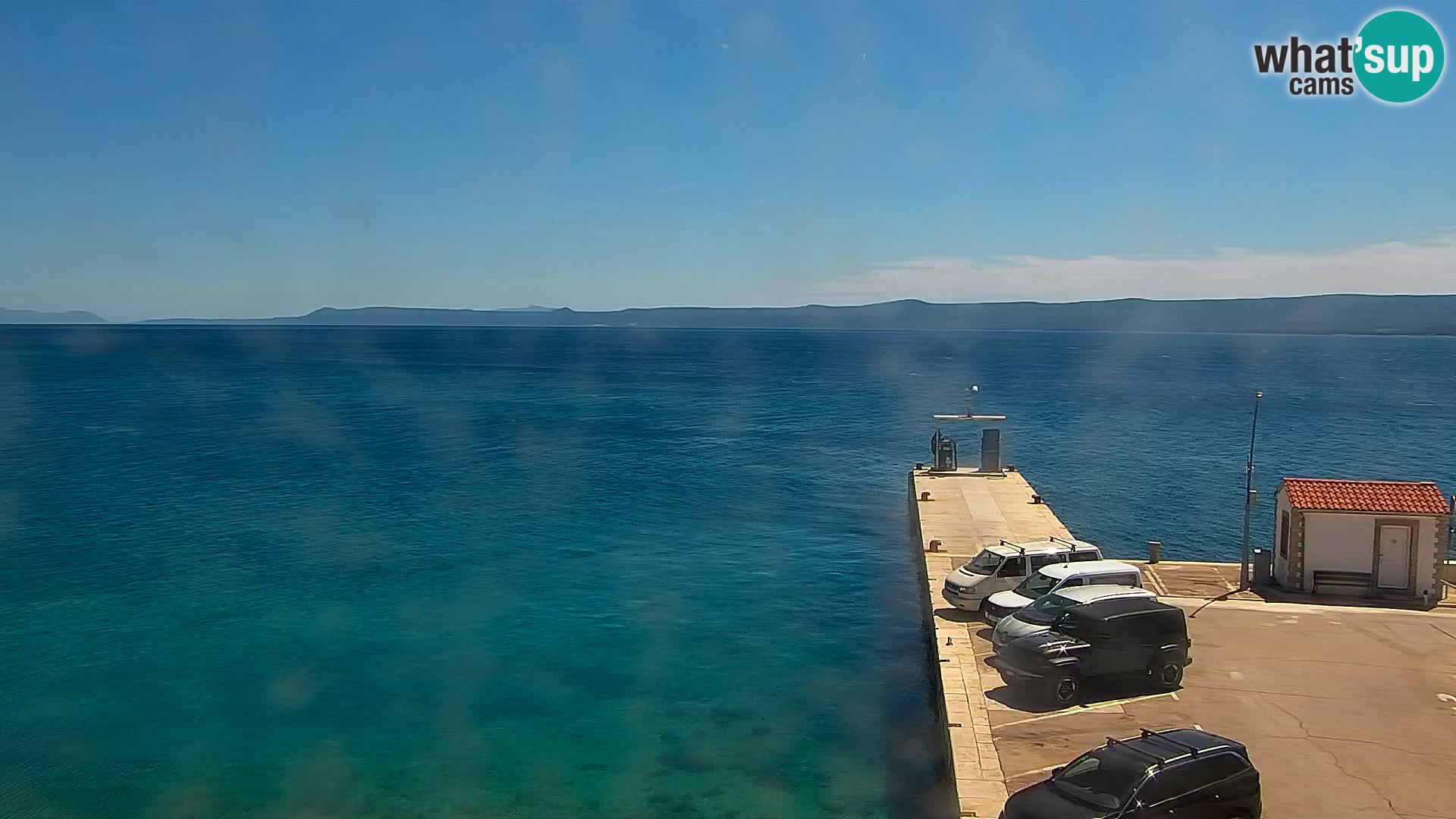 Webcam Bol Centre-Ville & Marina – Vue en direct depuis Bol, île de Brač