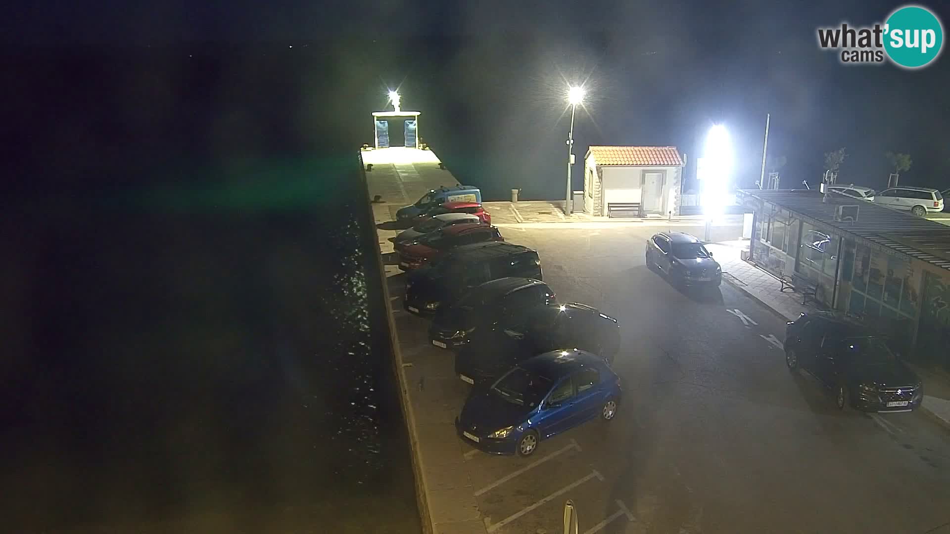 Webcam Bol Centro e Marina – Vista live dal porto di Bol