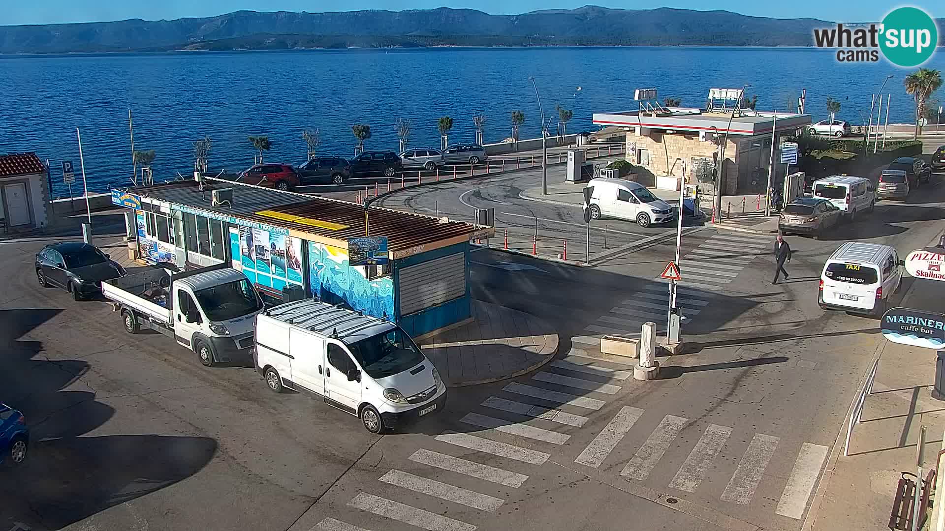 Webcam Bol centre-ville & marina – Vue en direct depuis Bol, île de Brač