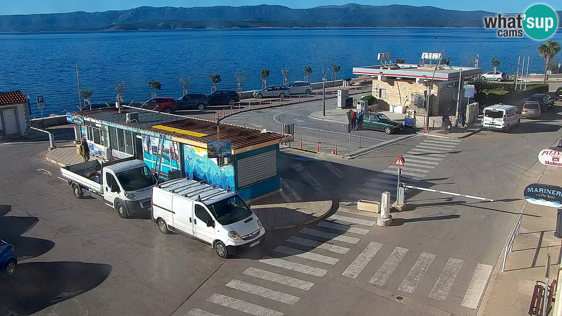 Webcam Bol centre-ville & marina – Vue en direct depuis Bol, île de Brač